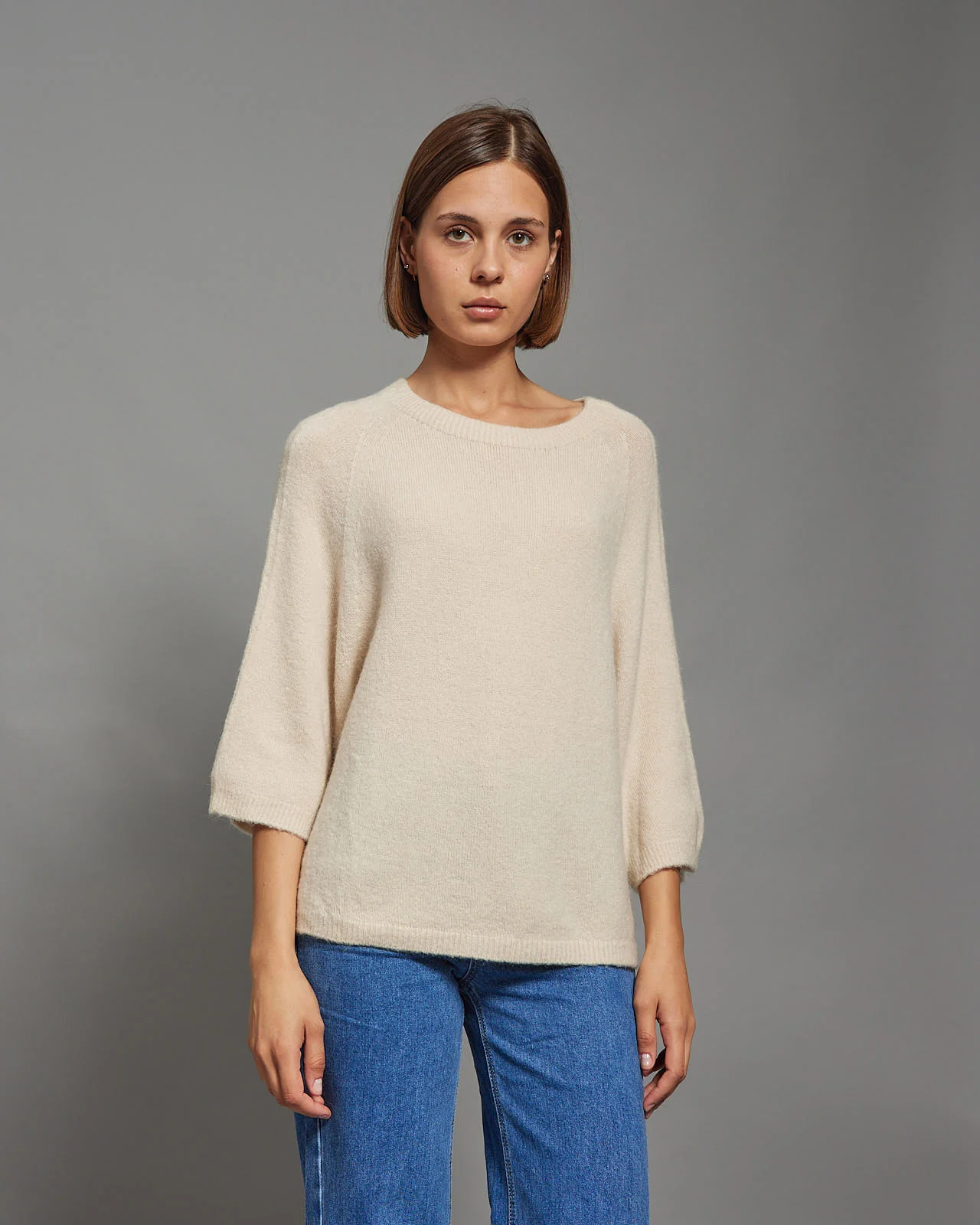 Y Anita Jumper - Cream - Image 4