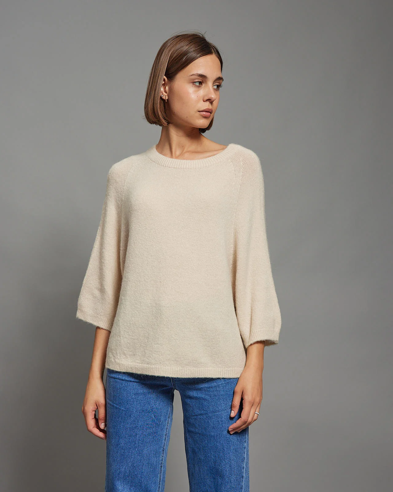 Y Anita Jumper - Cream - Image 5