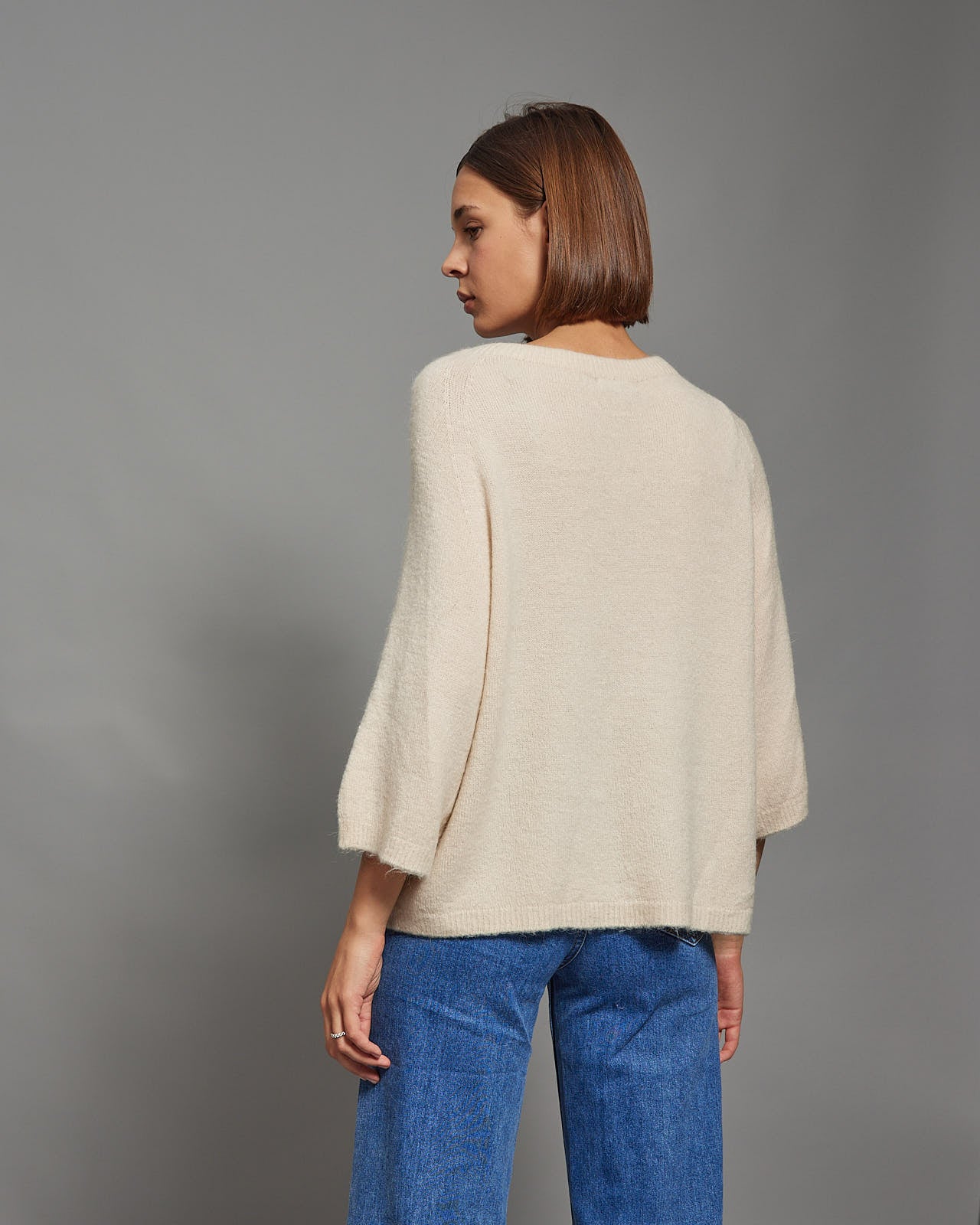 Y Anita Jumper - Cream - Image 6