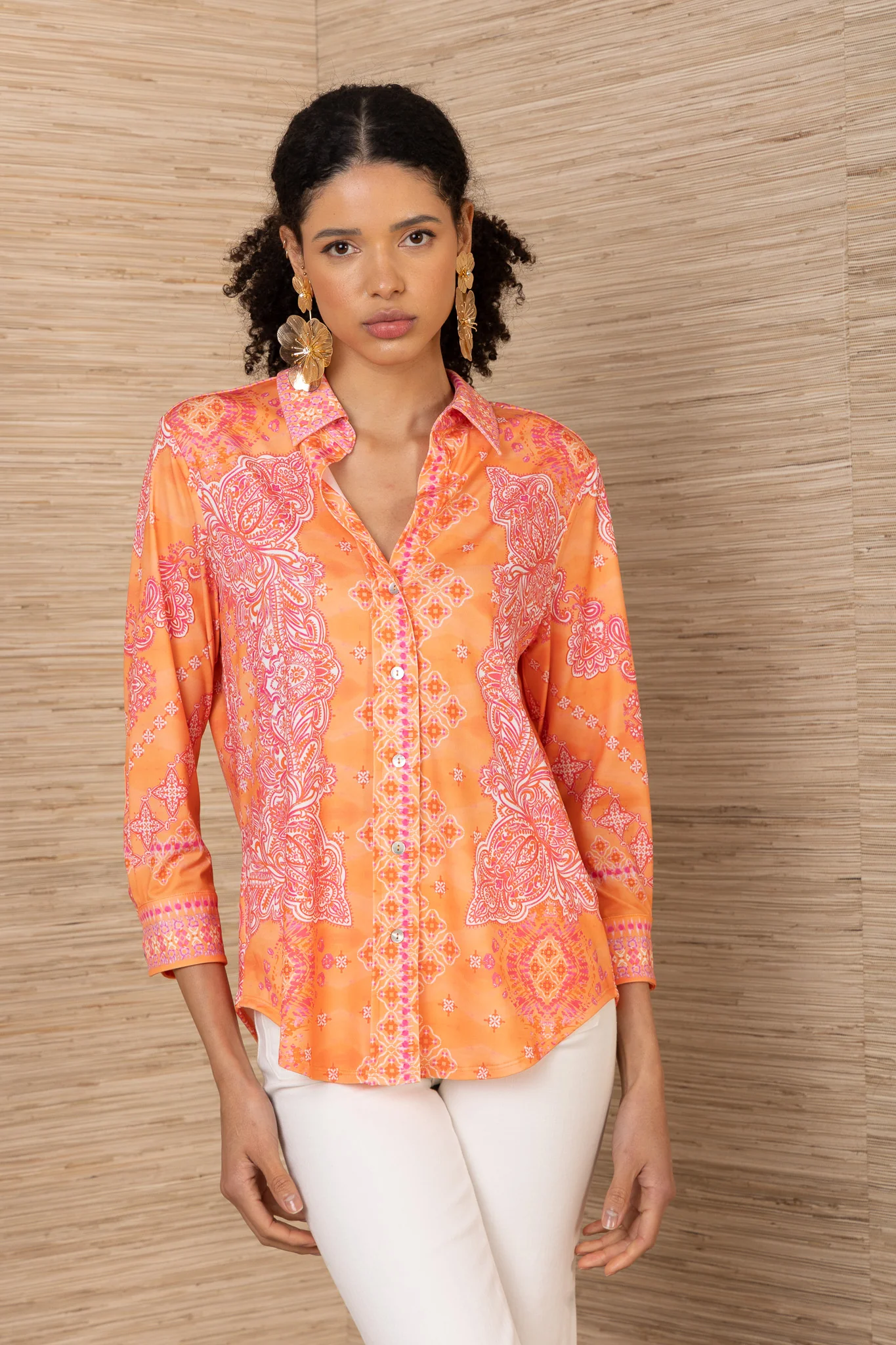 Whitney Top - Orange - Image 2