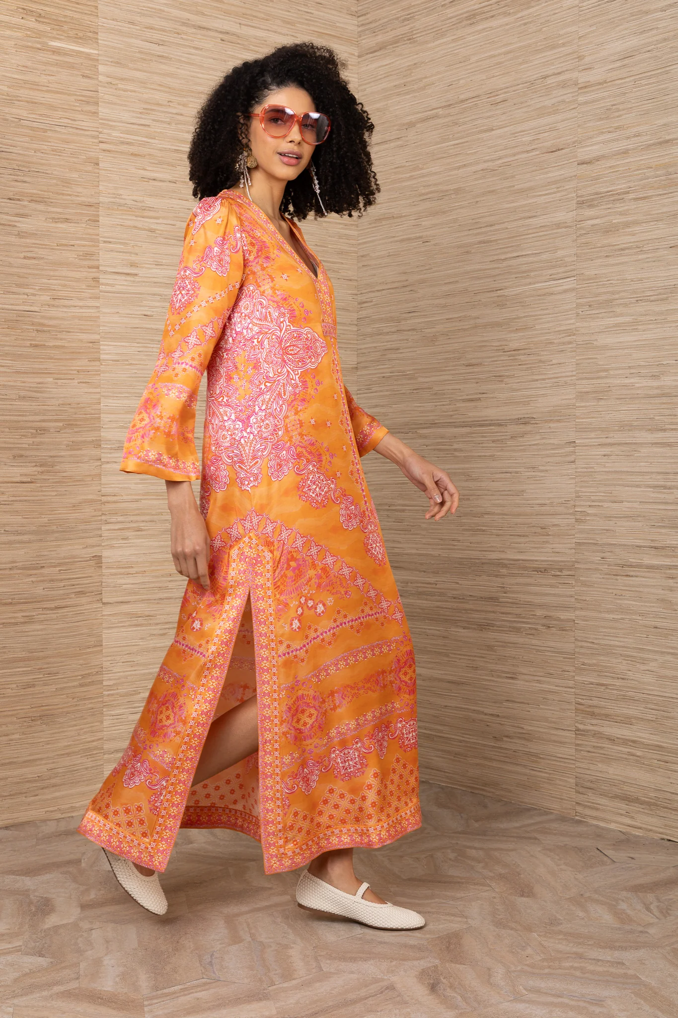 Bridie Dress - Orange - Image 3