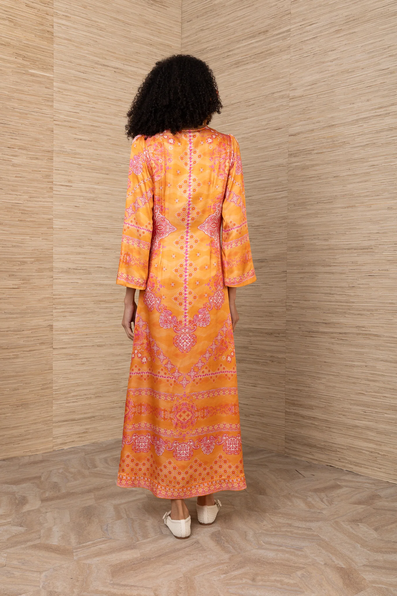 Bridie Dress - Orange - Image 4