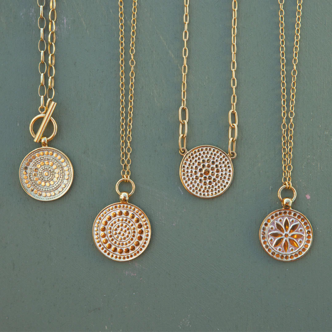 Alignment Necklace - Gold - Image 4