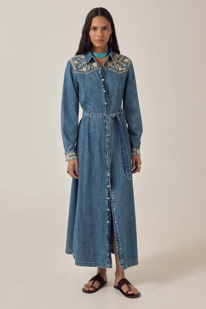 Amelia Dress - Blue Haze - Image 3