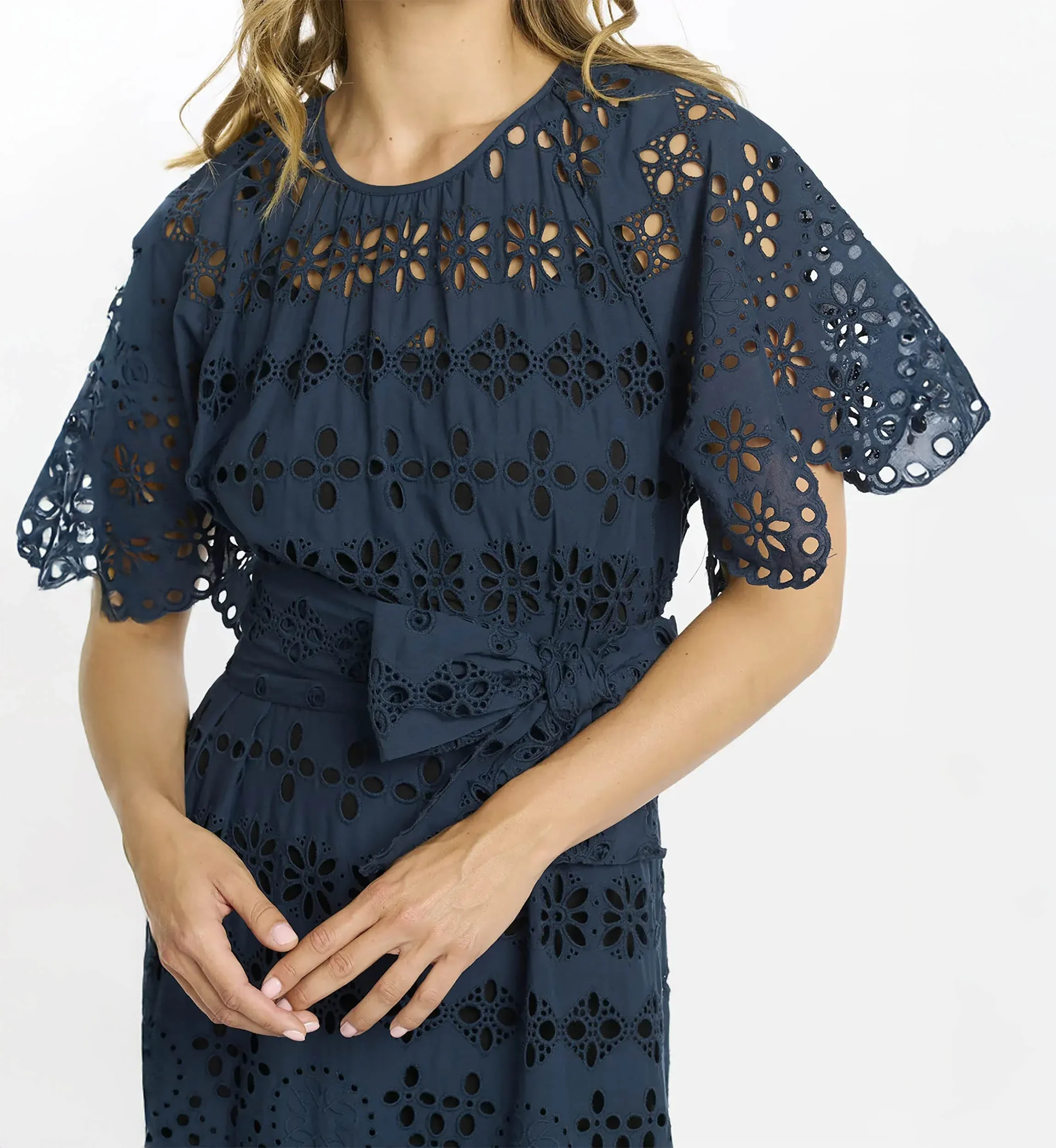 Astrid Dress - Navy - Image 3
