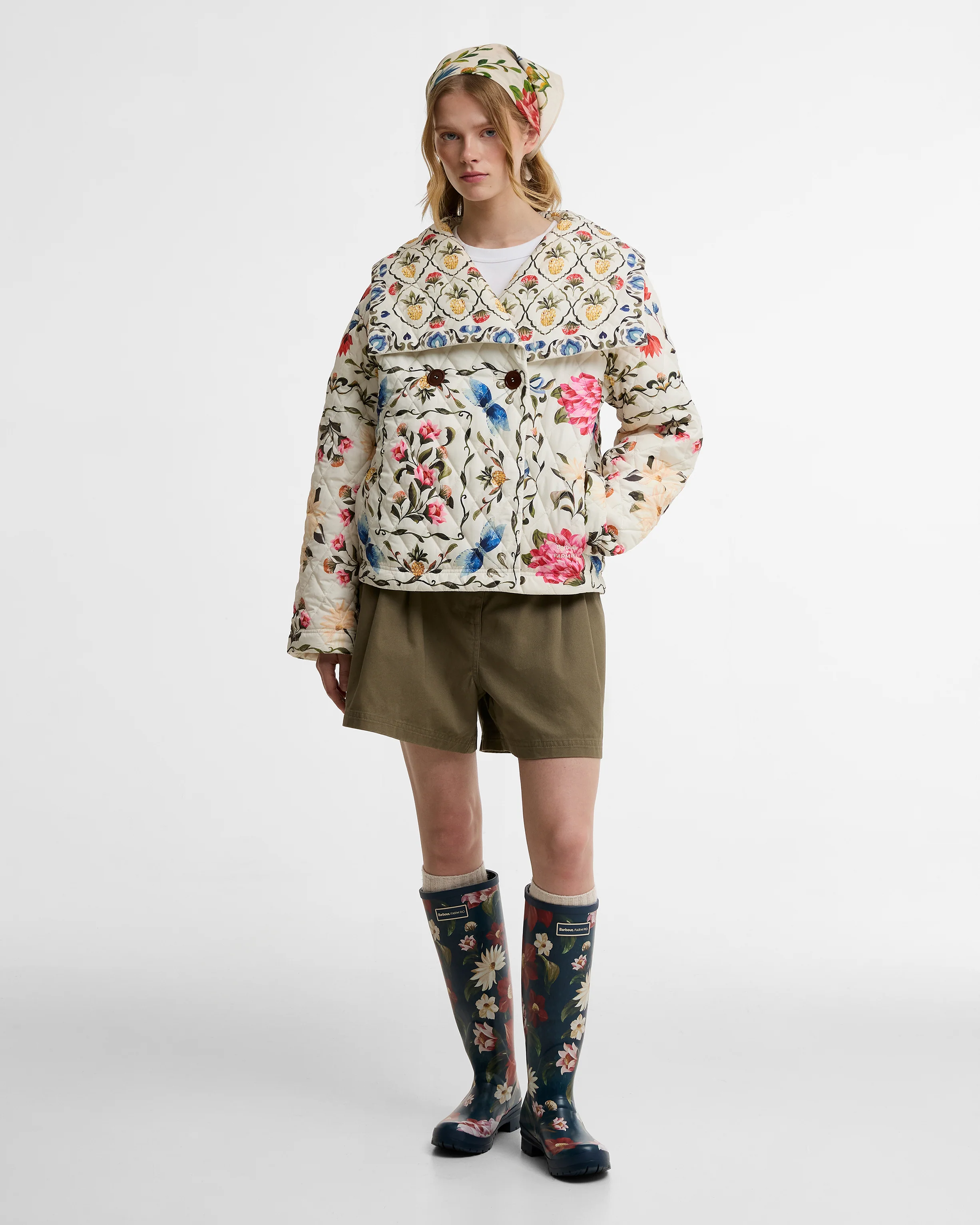 Barbour FARM Rio Azelia Quilted Jacket - Image 3