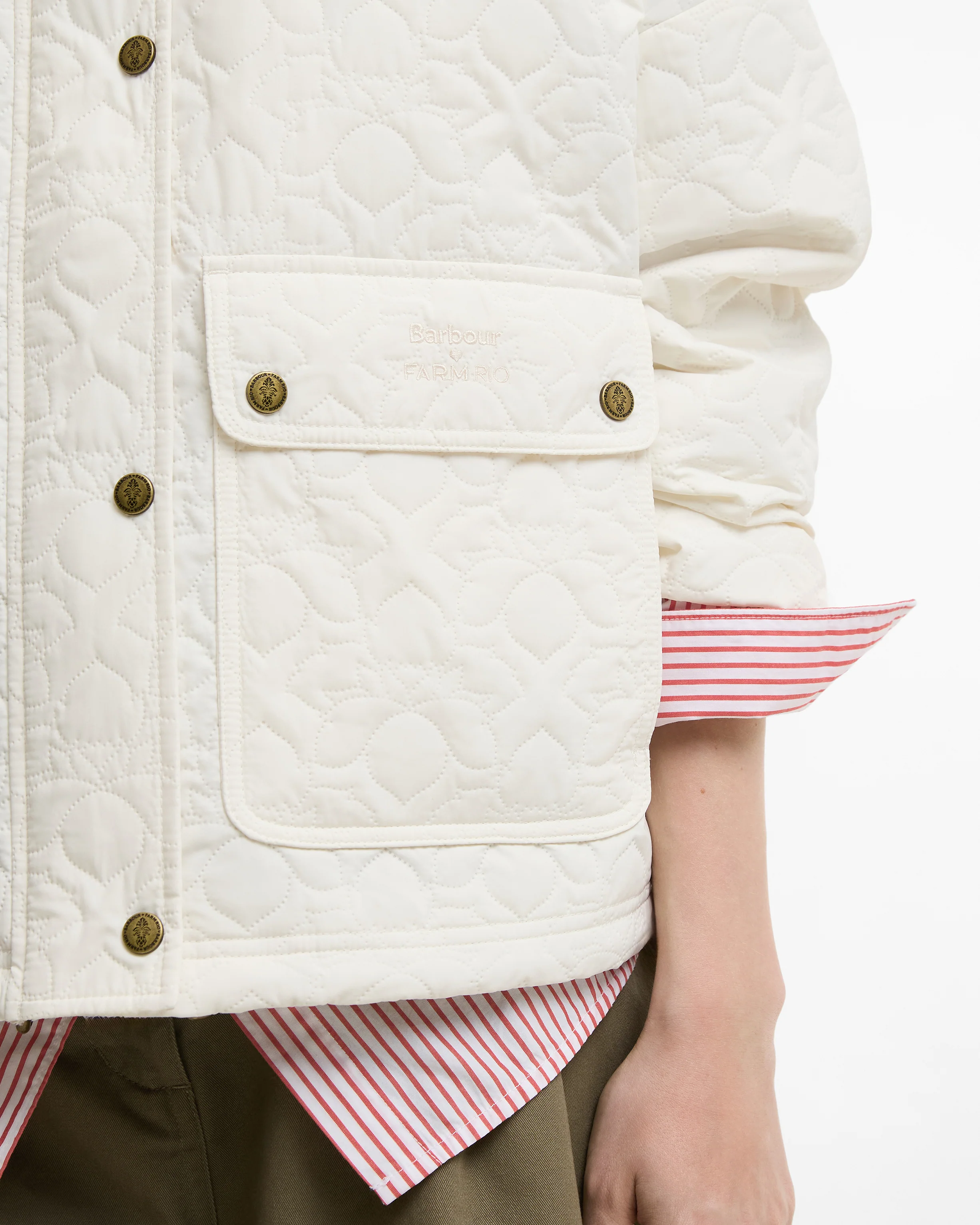 Barbour FARM Rio Lotus Quilted Jacket - Image 7