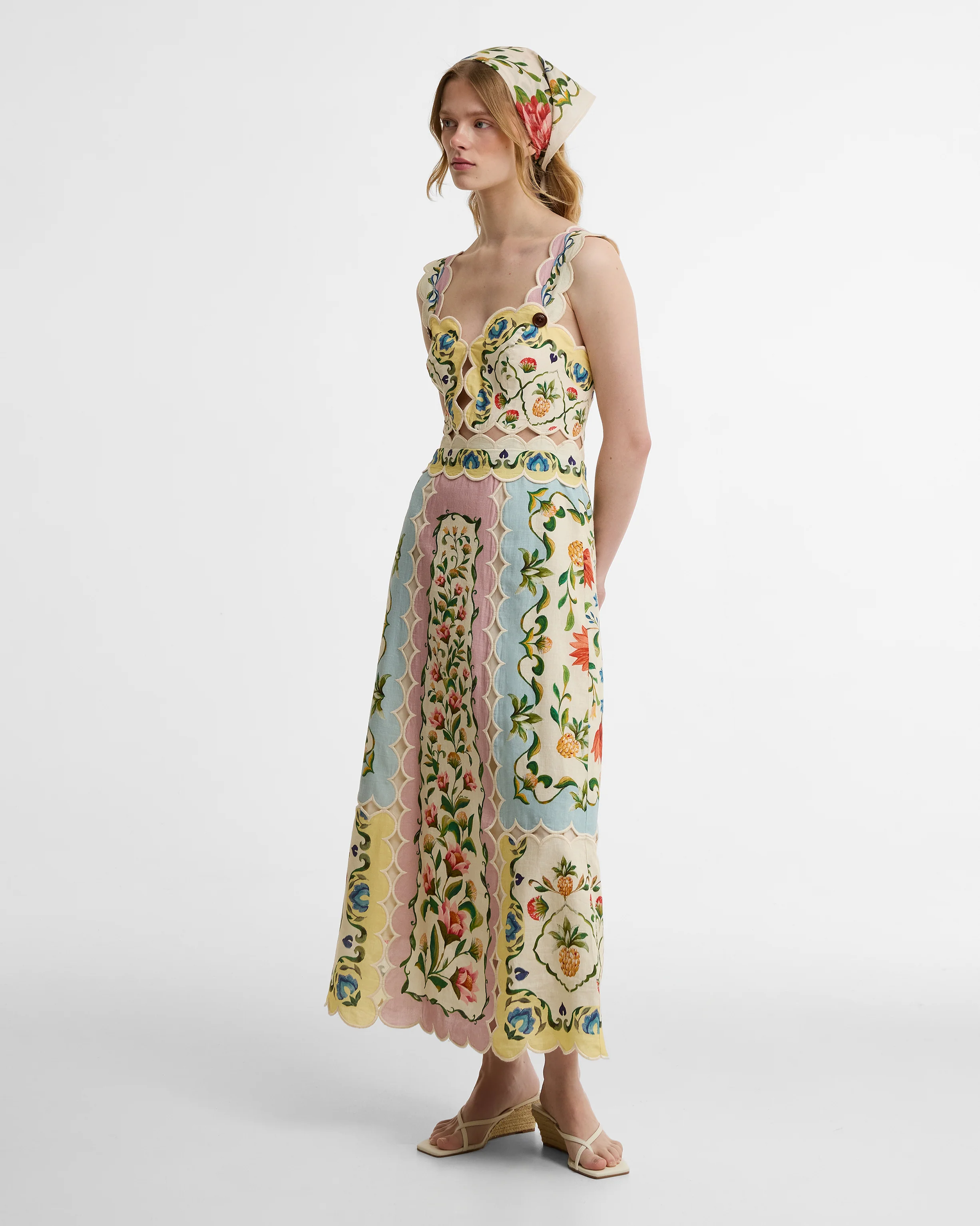 Barbour FARM Rio Petal Midi Dress - Image 3