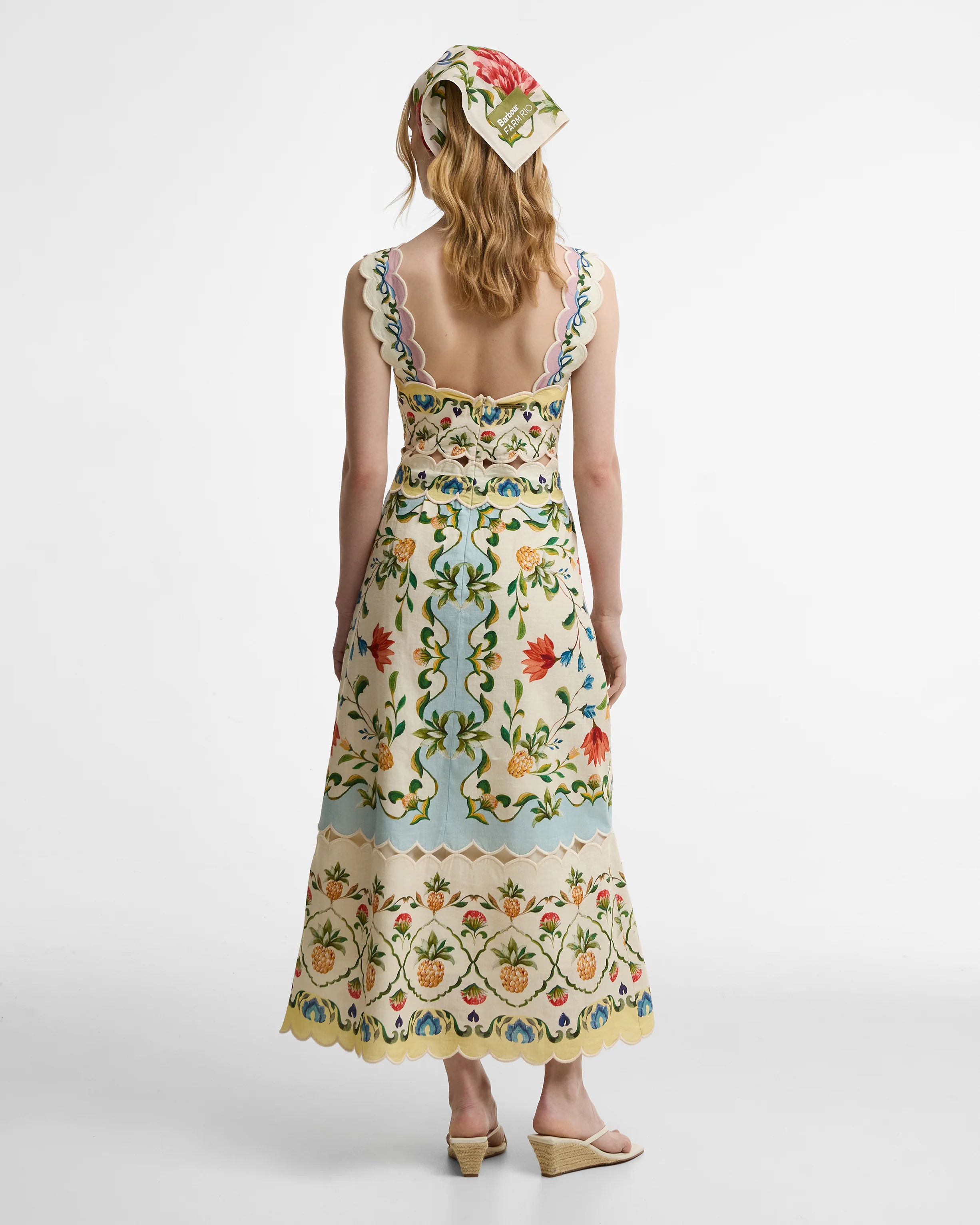 Barbour FARM Rio Petal Midi Dress - Image 4