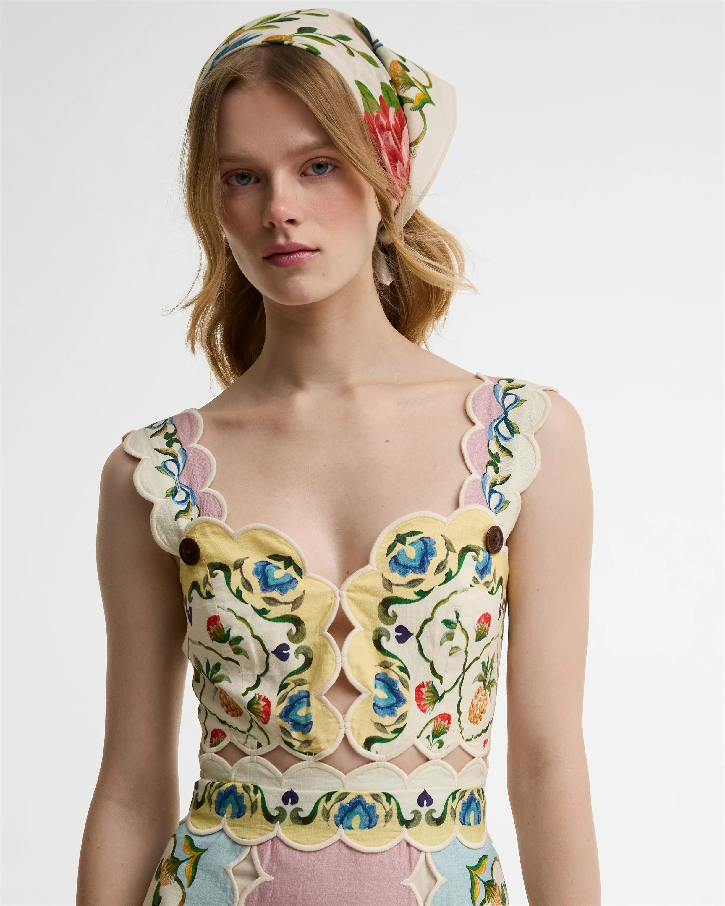 Barbour FARM Rio Petal Midi Dress - Image 5