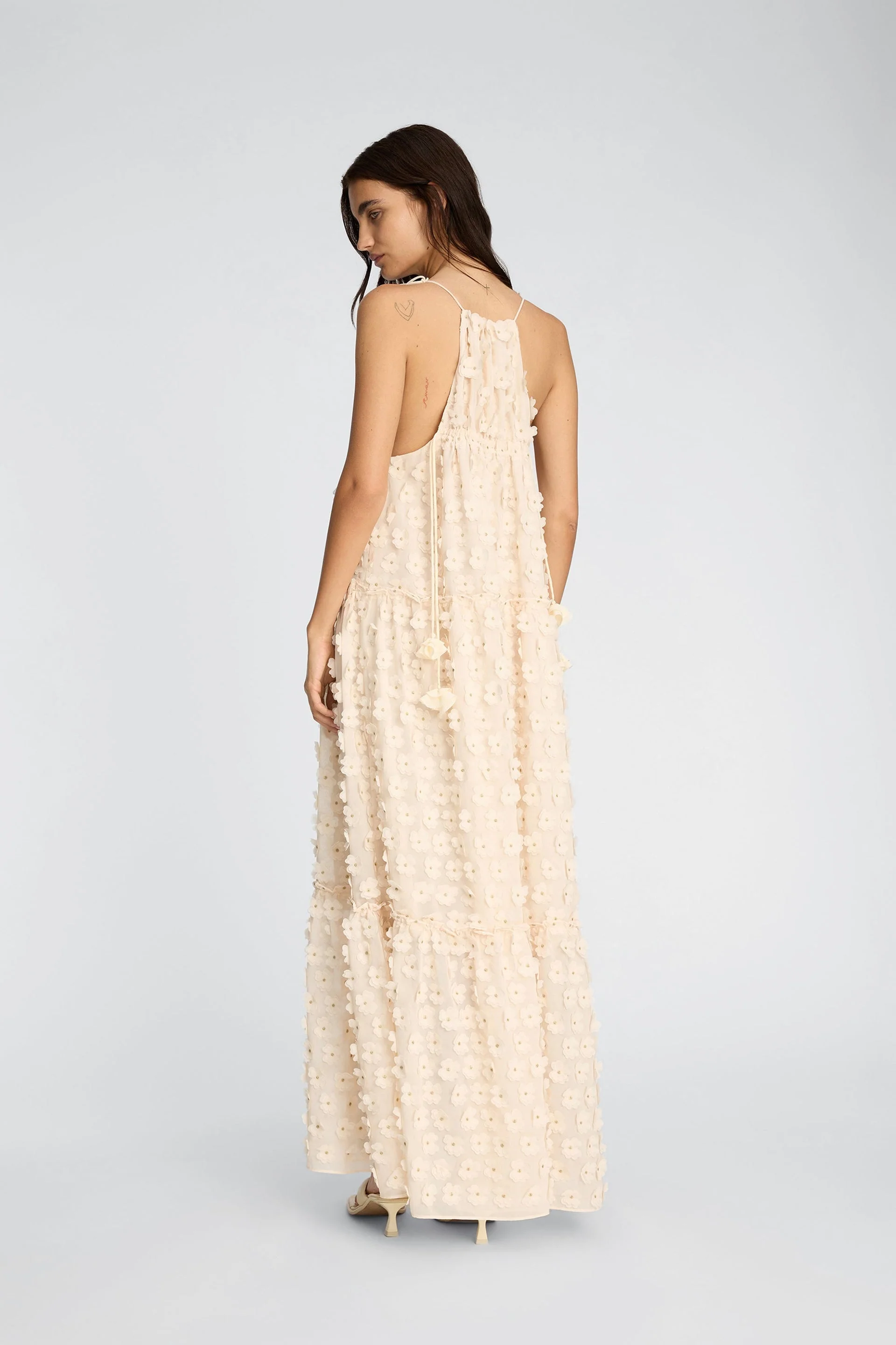 Bohdana Dress - Creme - Image 4