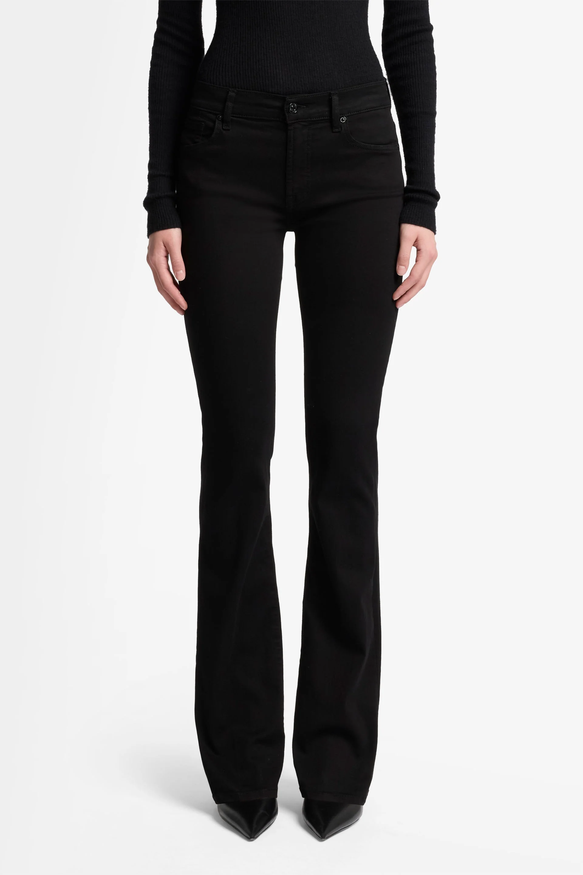 Bootcut B(Air) Eco Rinsed Jeans - Black - Image 3