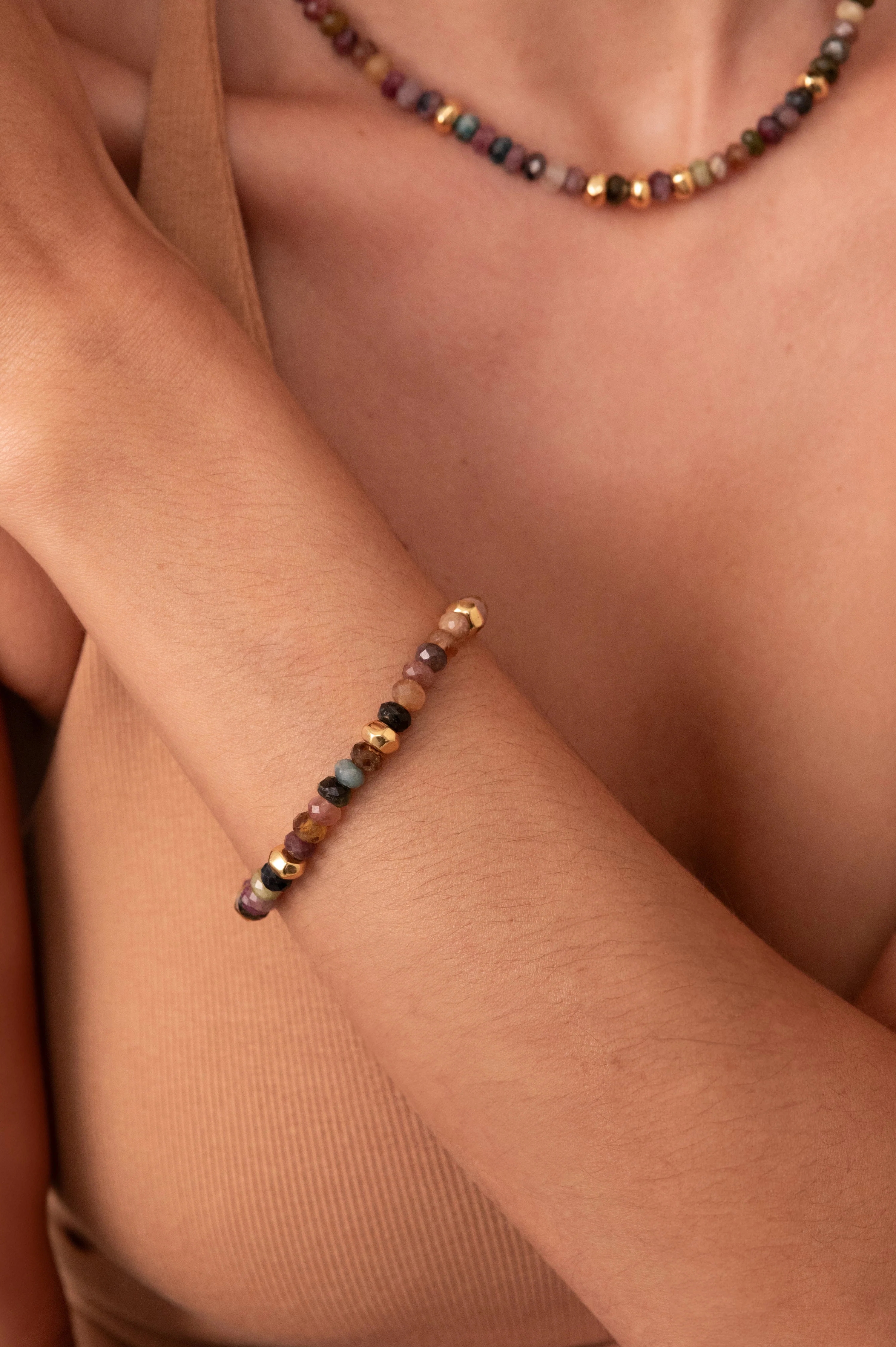 Tourmaline Beaded Bracelet - Image 2