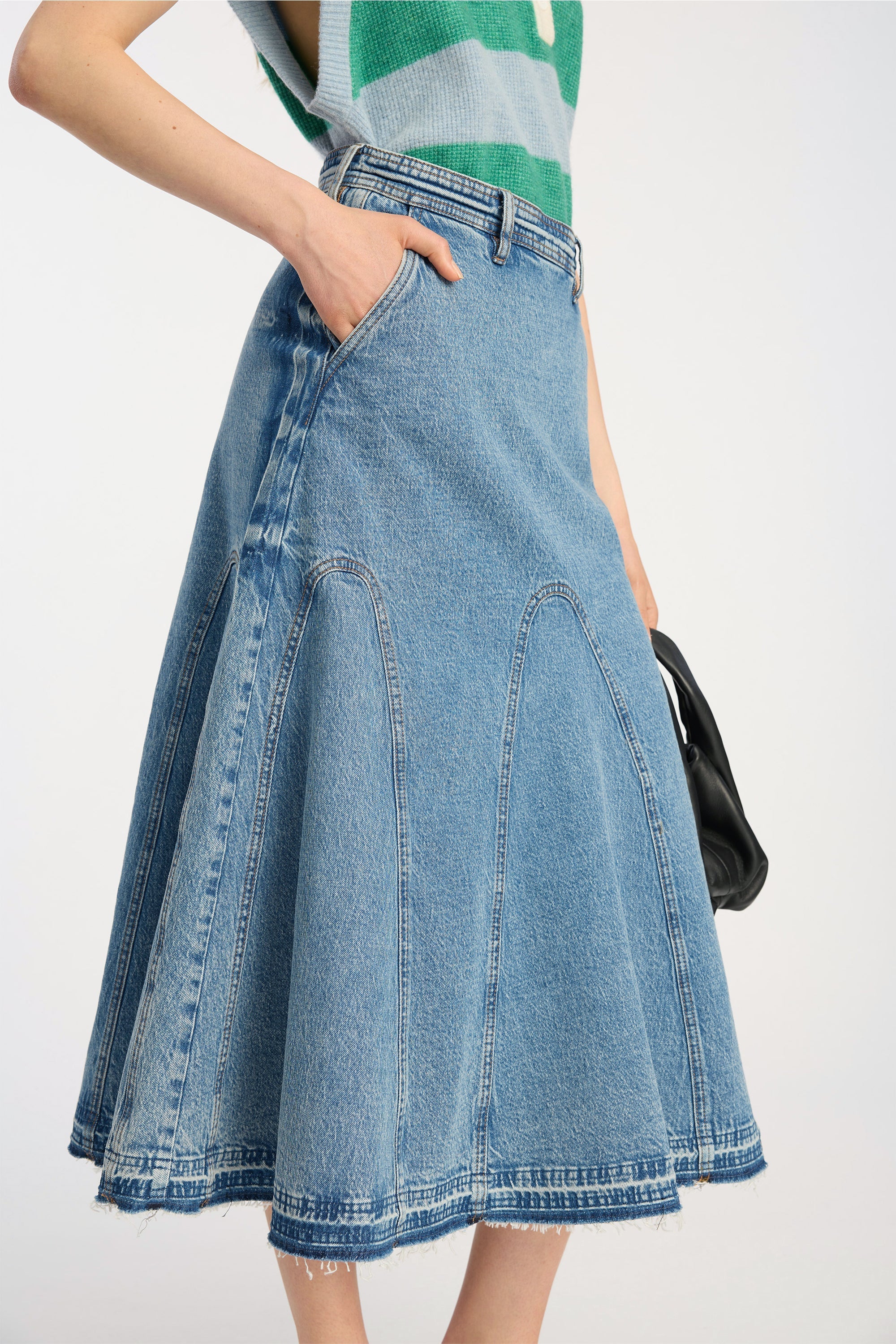 Braylin Skirt - Blue - Image 4