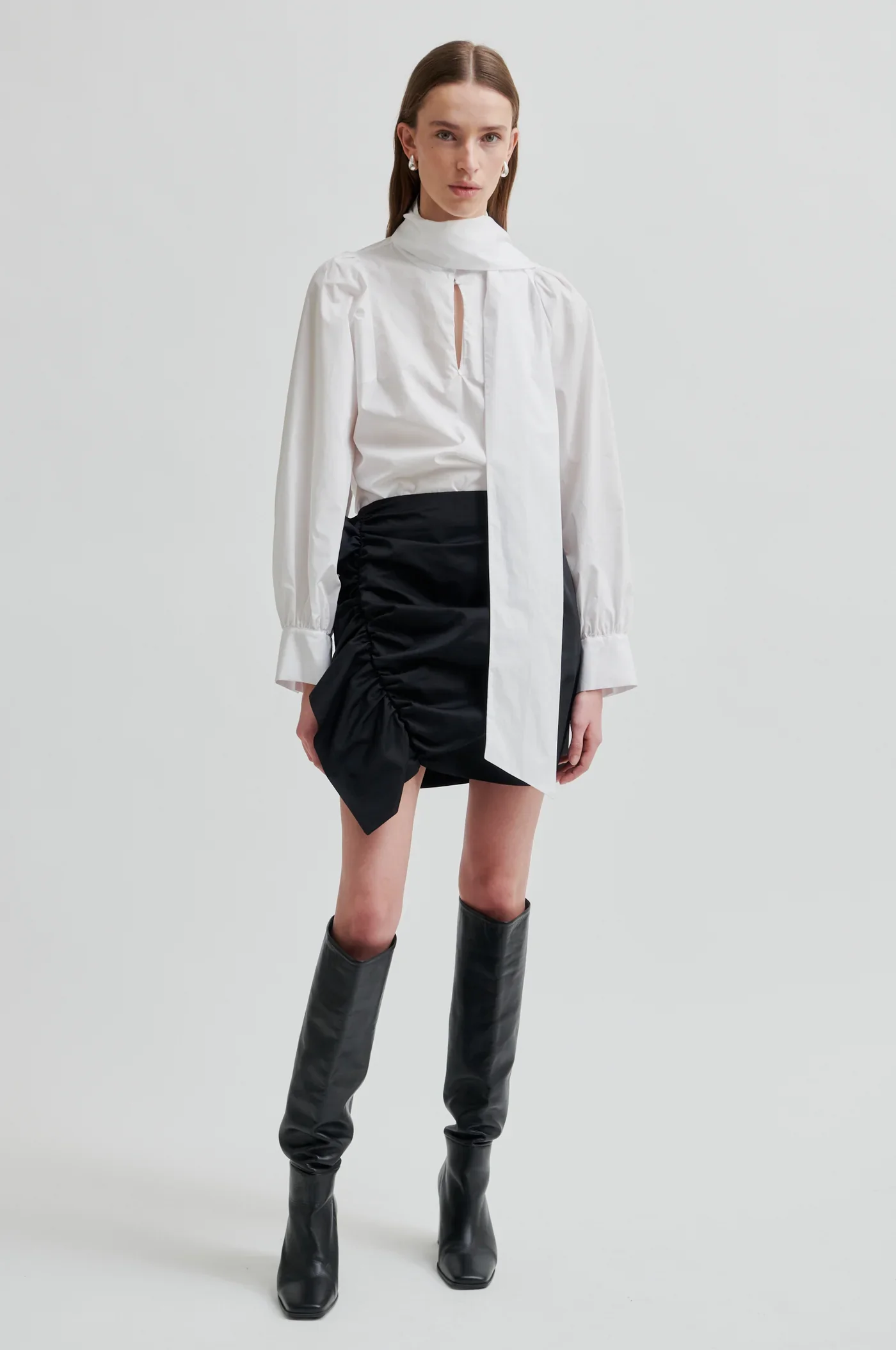 Calico Blouse - White - Image 3