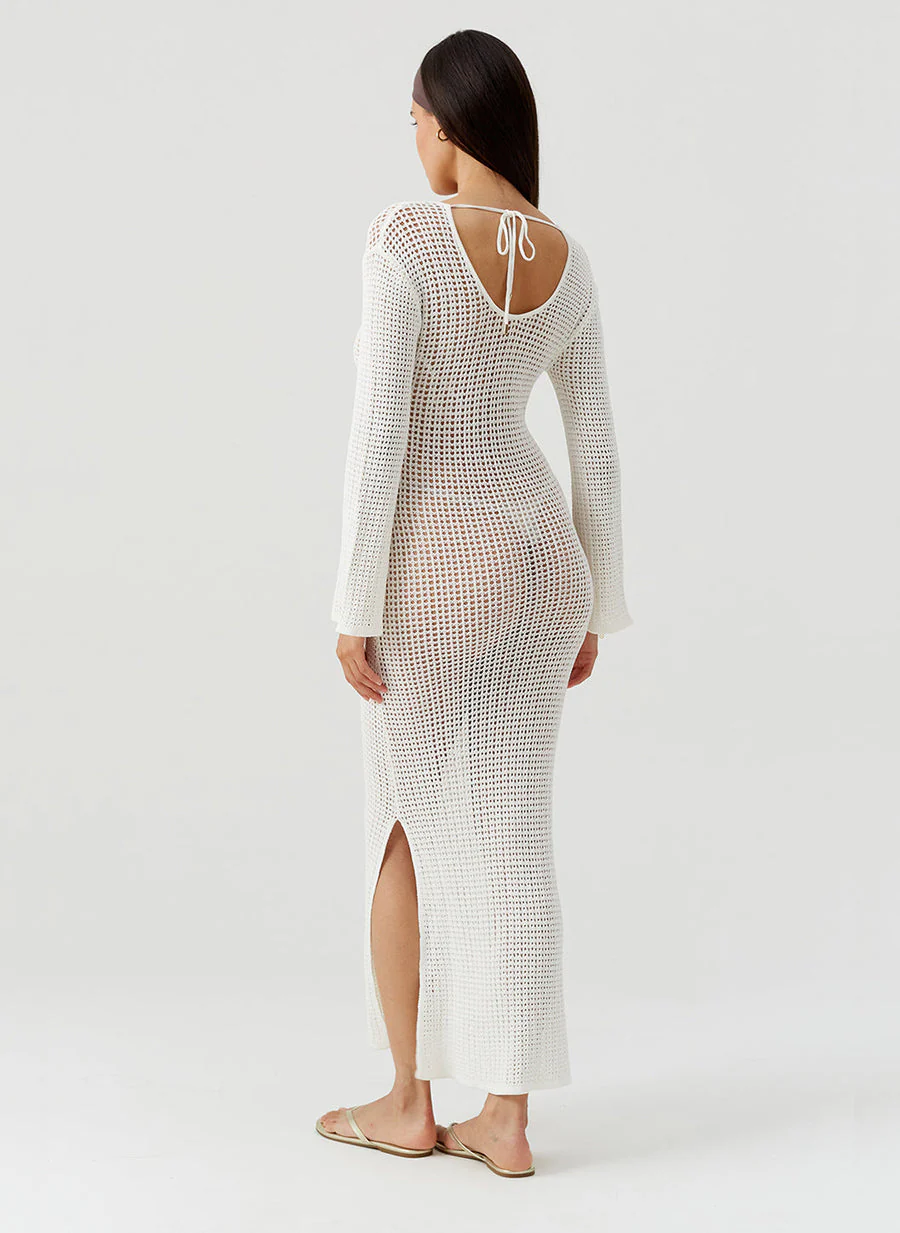 Casey Dress - White - Image 5