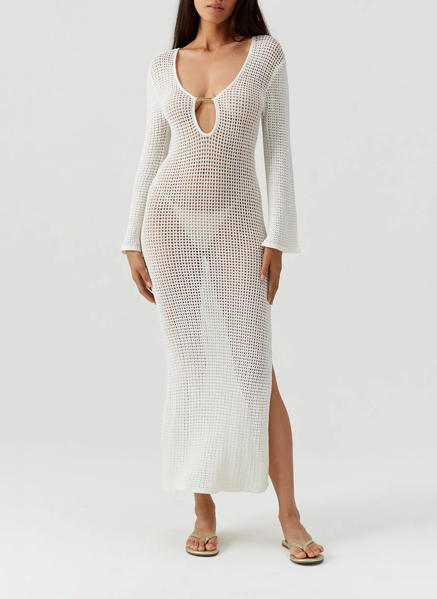 Casey Dress - White - Image 6