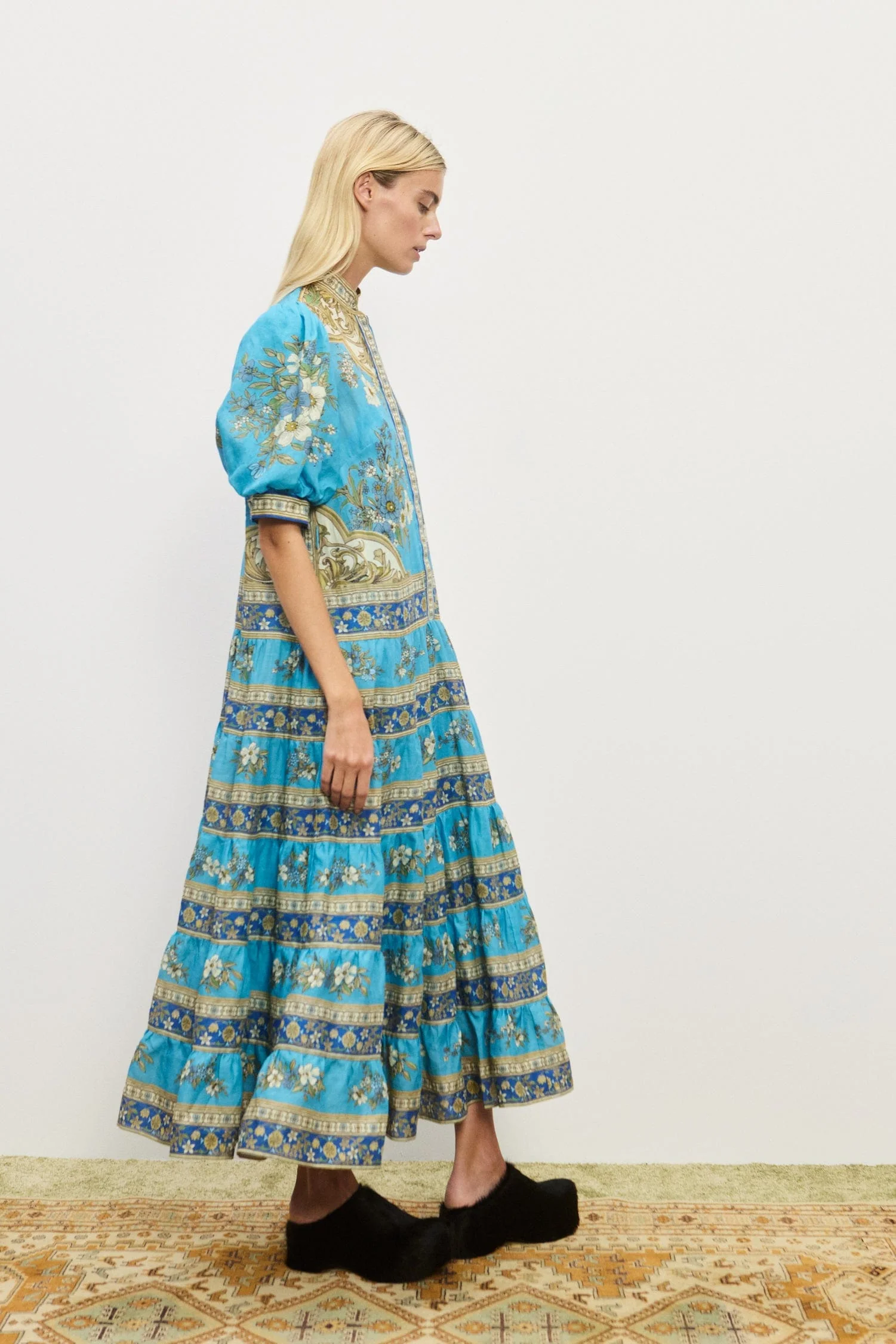 Cassie Tiered Midi Dress - Image 3