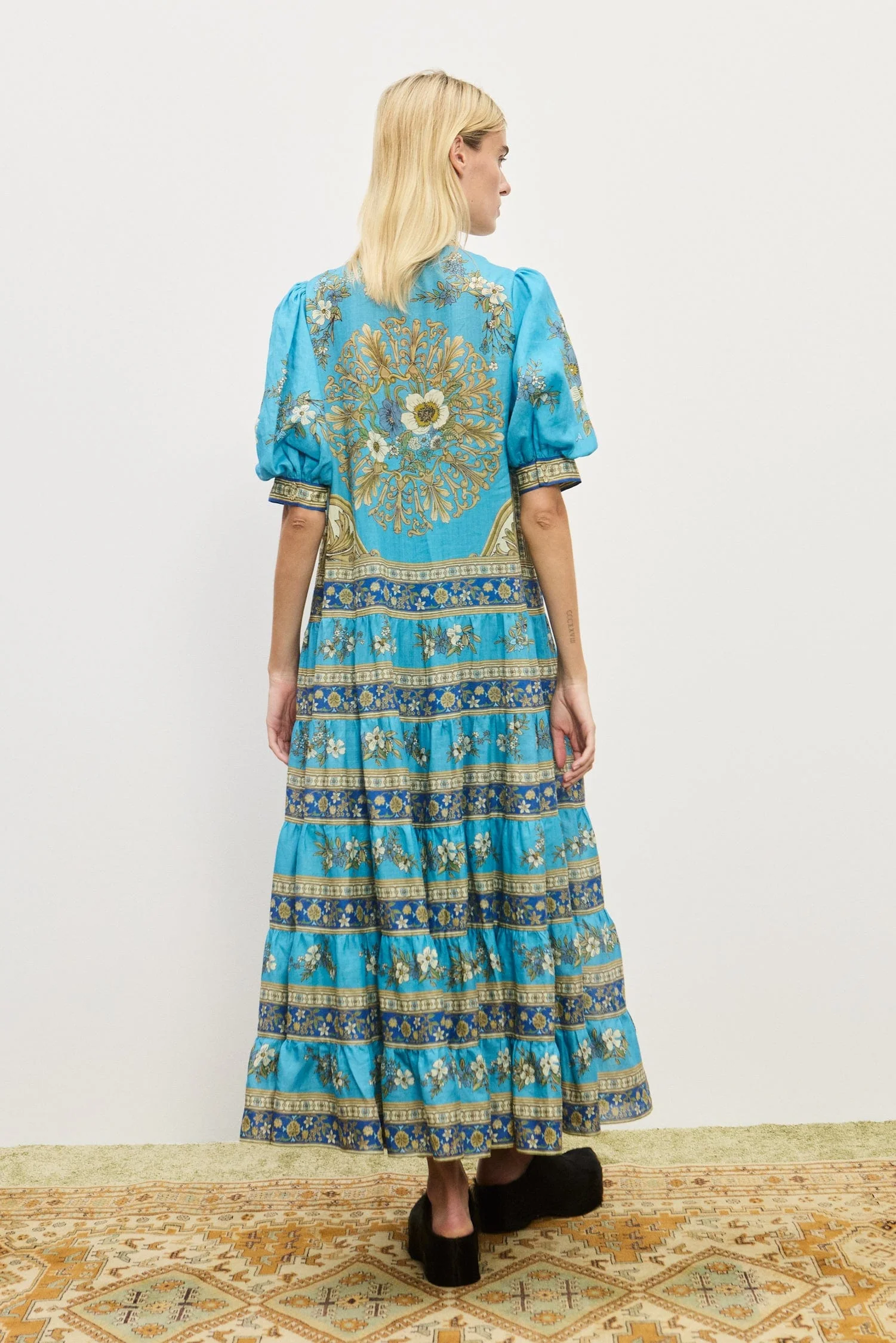 Cassie Tiered Midi Dress - Image 4