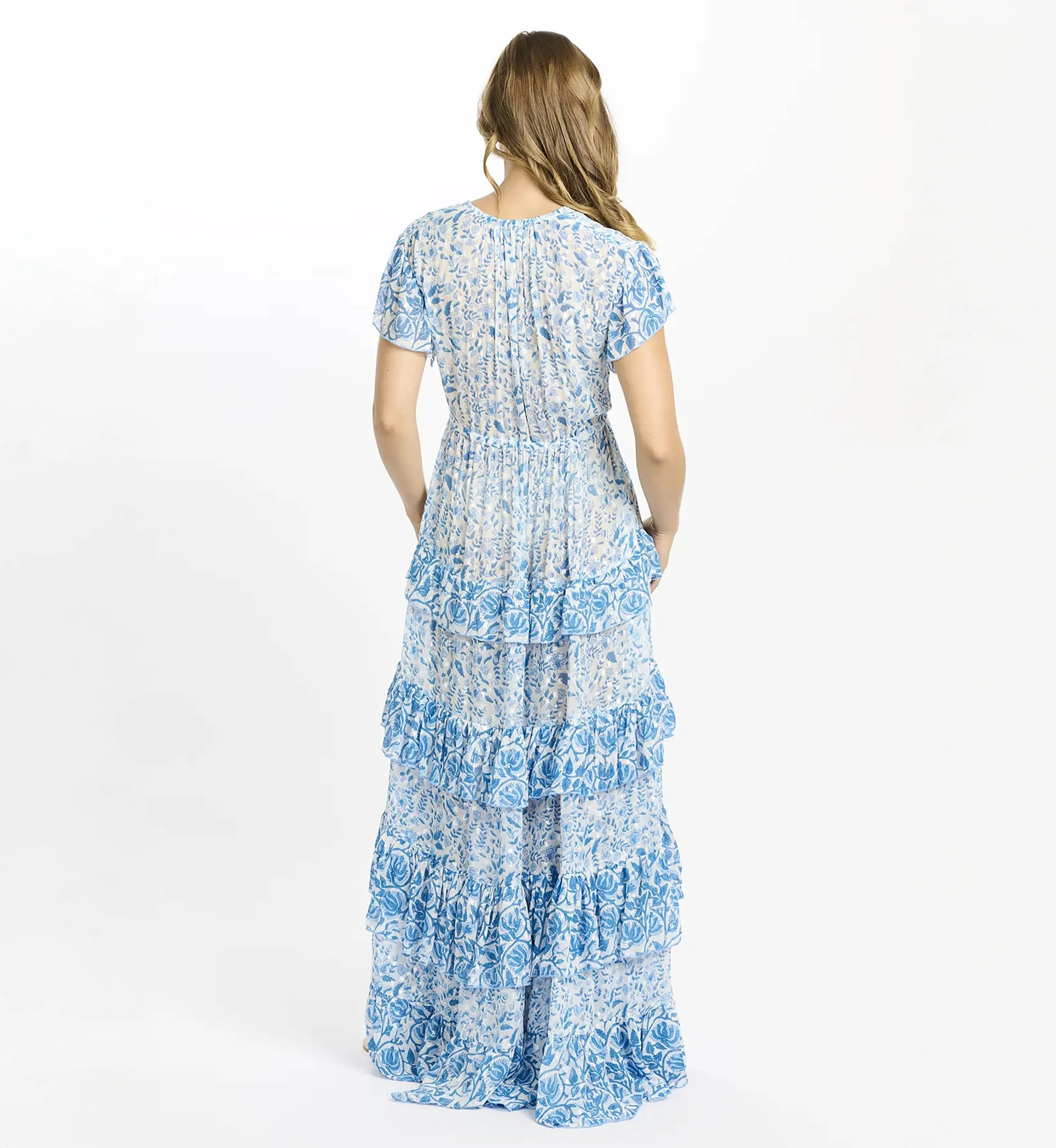 Celia Dress - Blue - Image 4