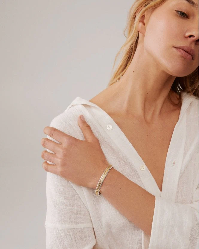Classic Wide Band Stacking Cuff - Image 2