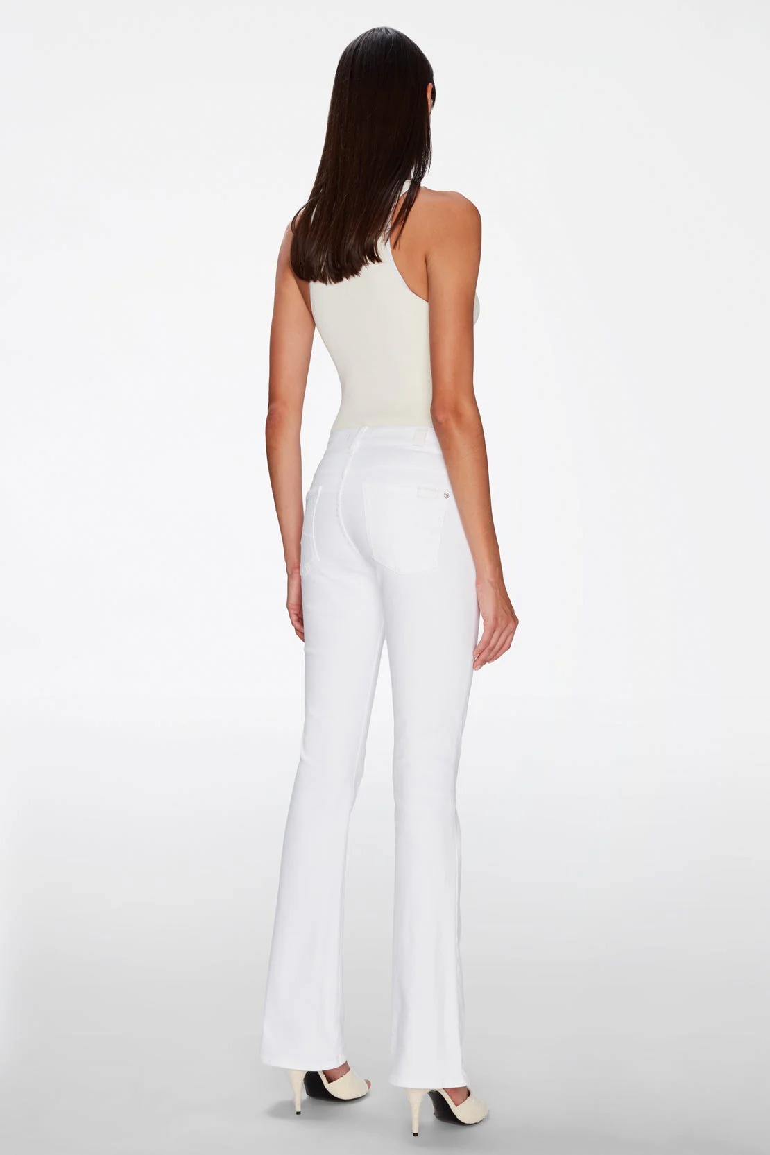 The Bootcut Optic Jeans - White - Image 5