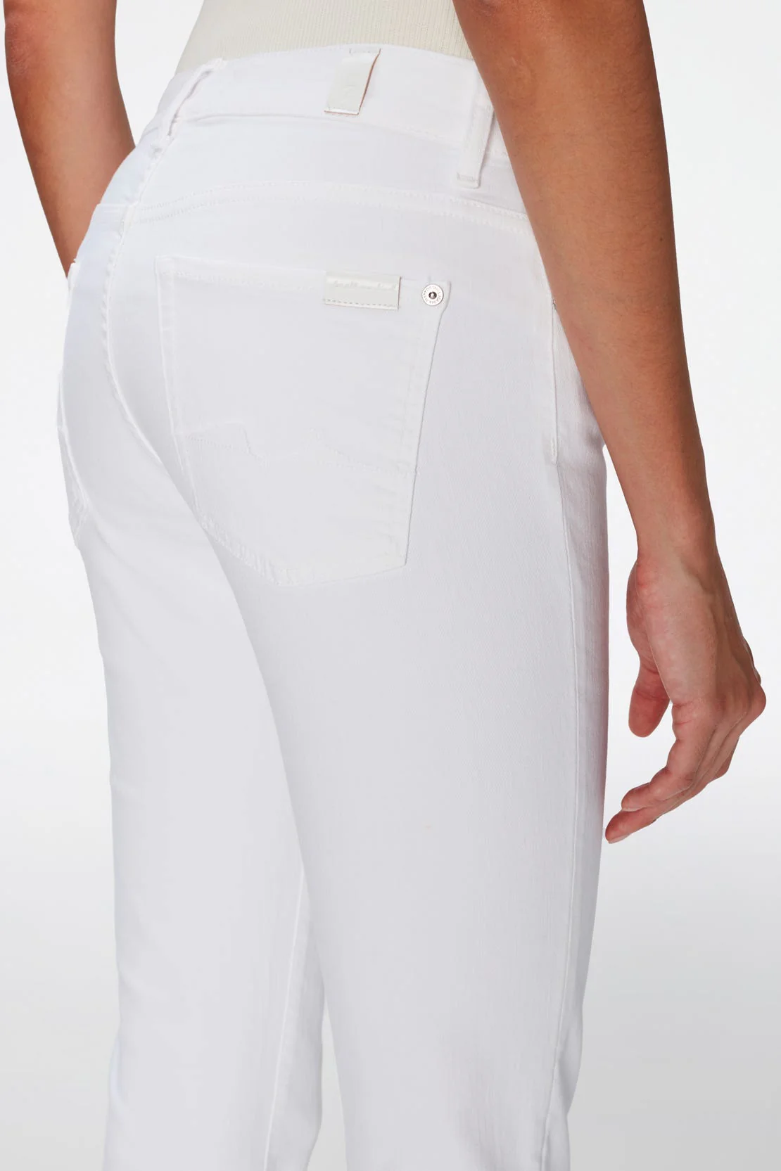 The Bootcut Optic Jeans - White - Image 6