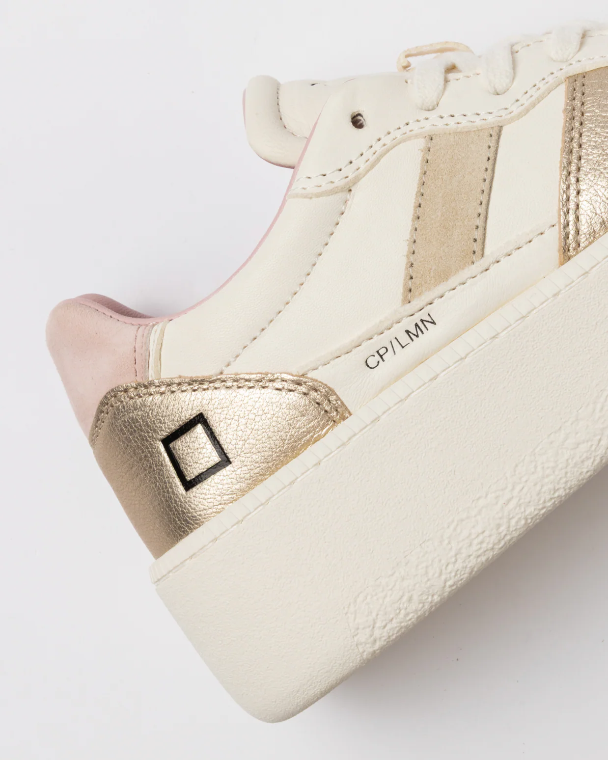 Court Platform Laminated Platinum Sneakers - Image 4