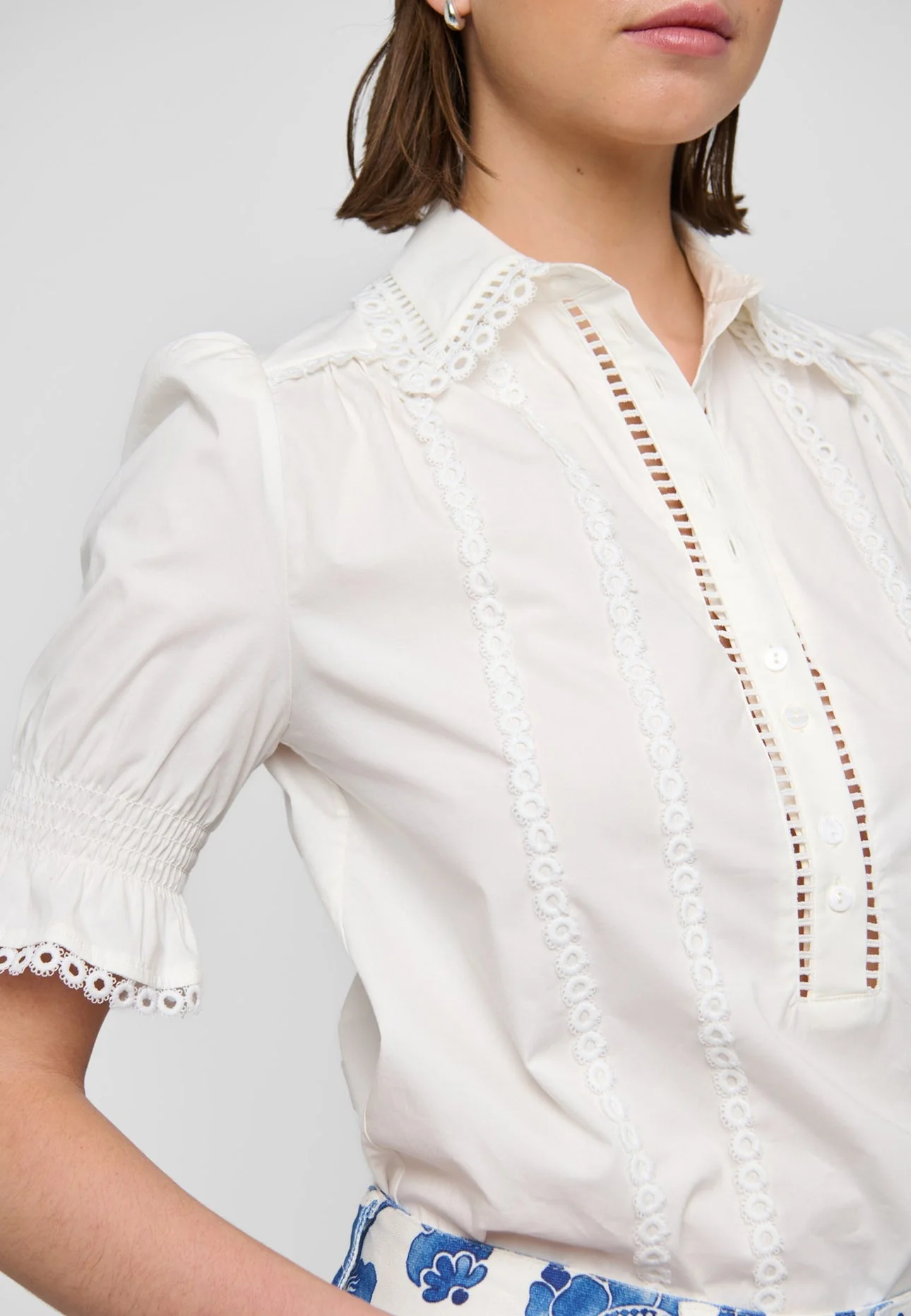 Daradea Blouse - Nat. White - Image 5