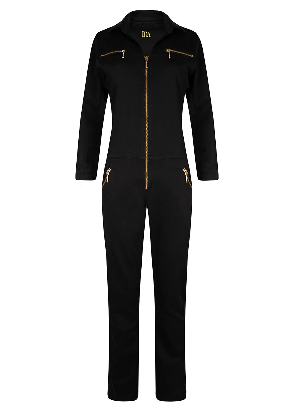 Dolly The Flight Suit - Black Denim - Image 13