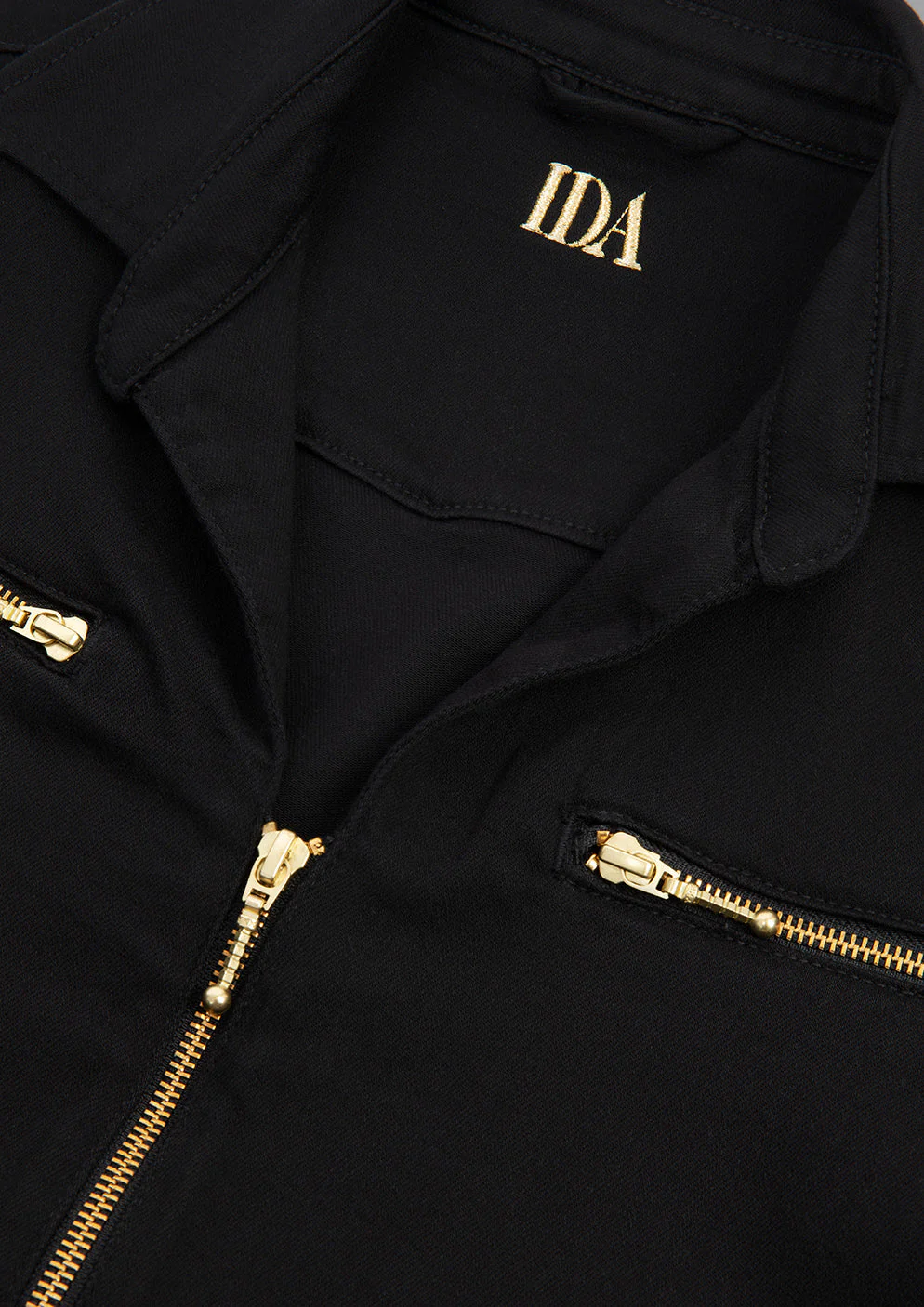 Dolly The Flight Suit - Black Denim - Image 14