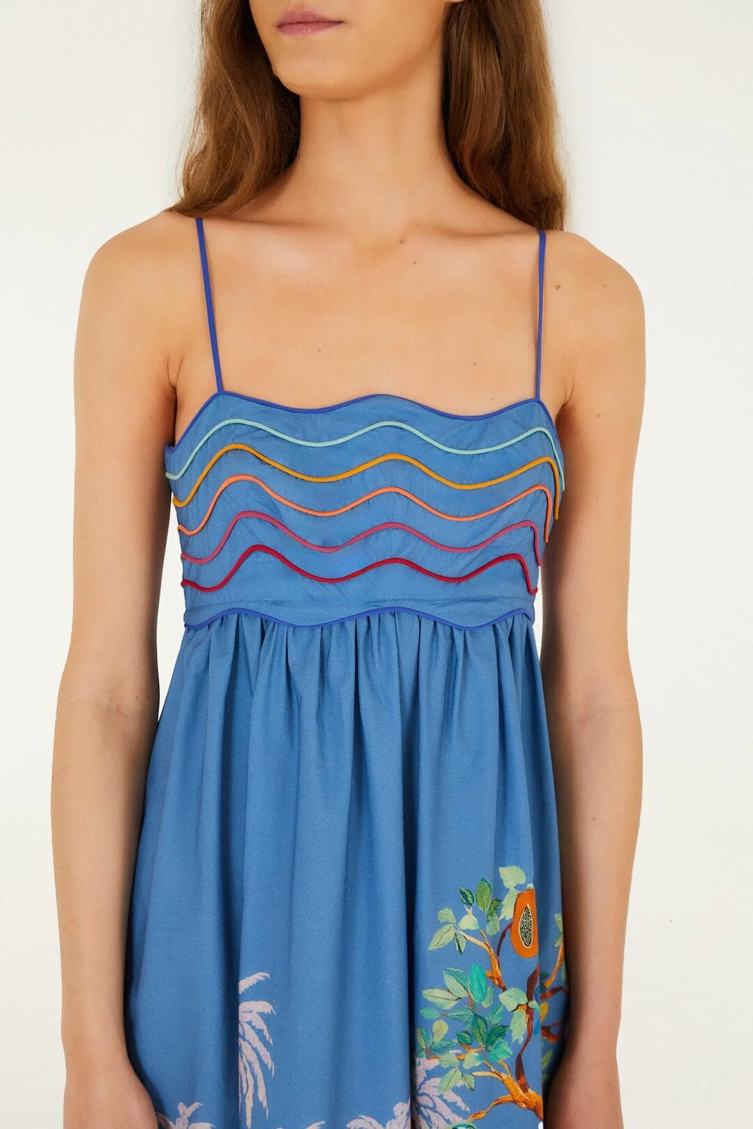 Dream Landscape Sleeveless Maxi Dress - Multicolour - Image 2