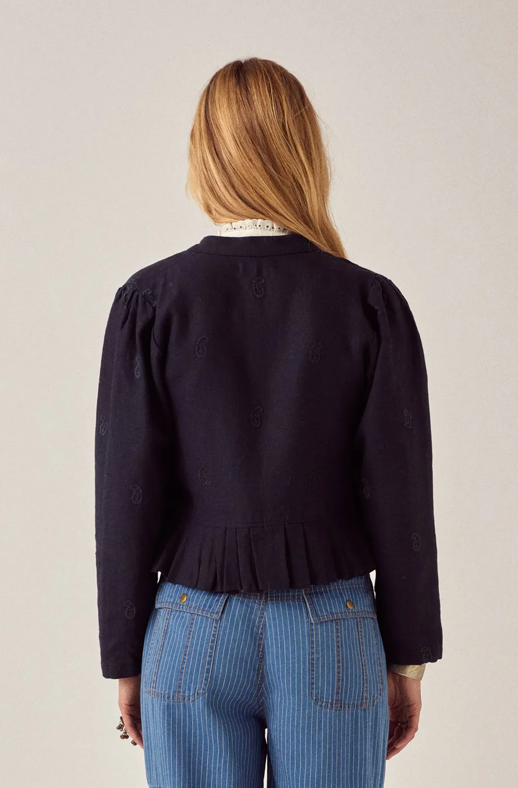 Edgar Degas Jacket - Night Blue - Image 5