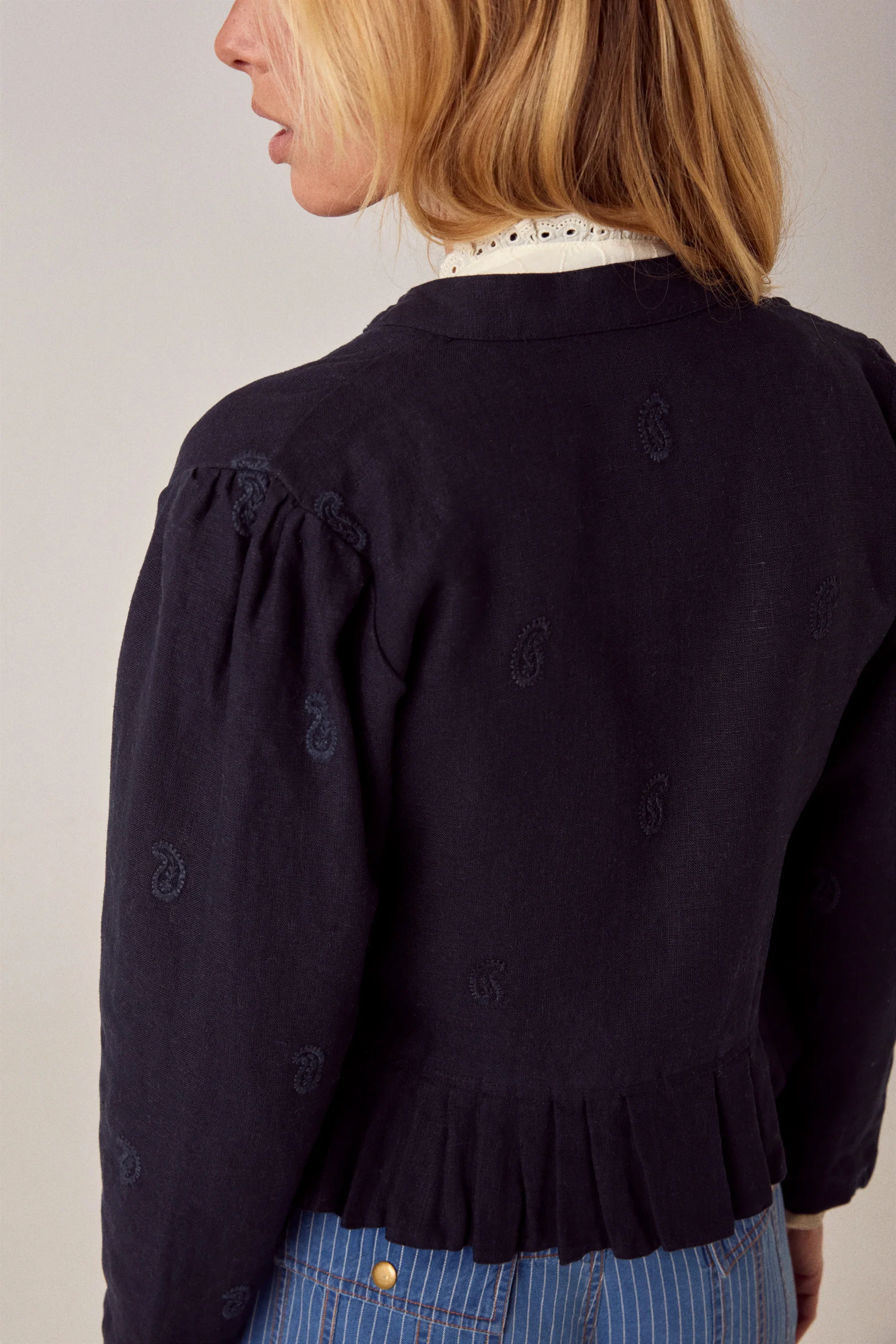 Edgar Degas Jacket - Night Blue - Image 6