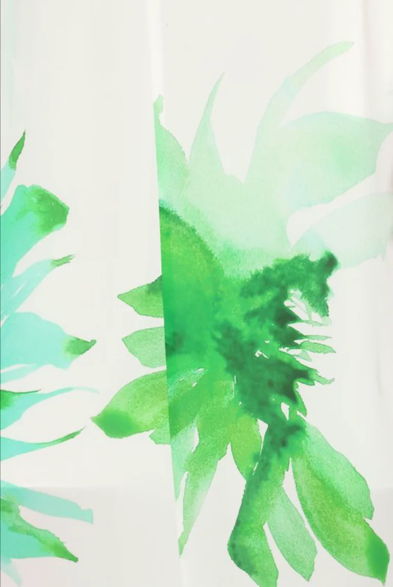 Elena Flower Dress - Green - Image 7