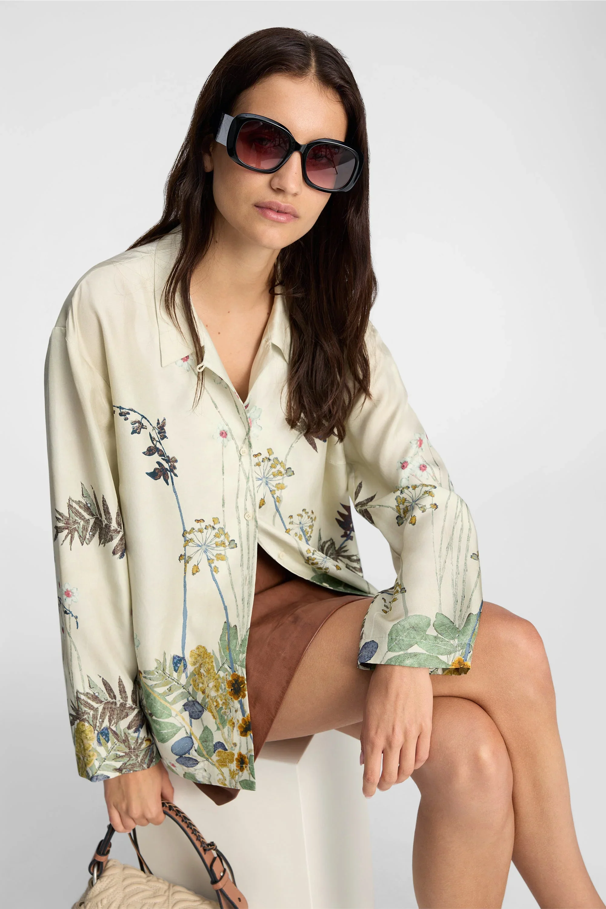 Faiza Top - Print Creme - Image 6