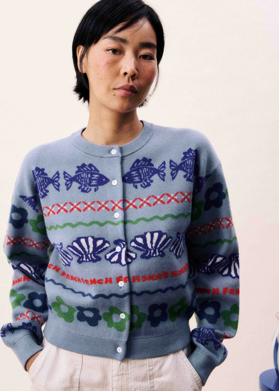 Federica Cardigan - Light Blue - Image 2
