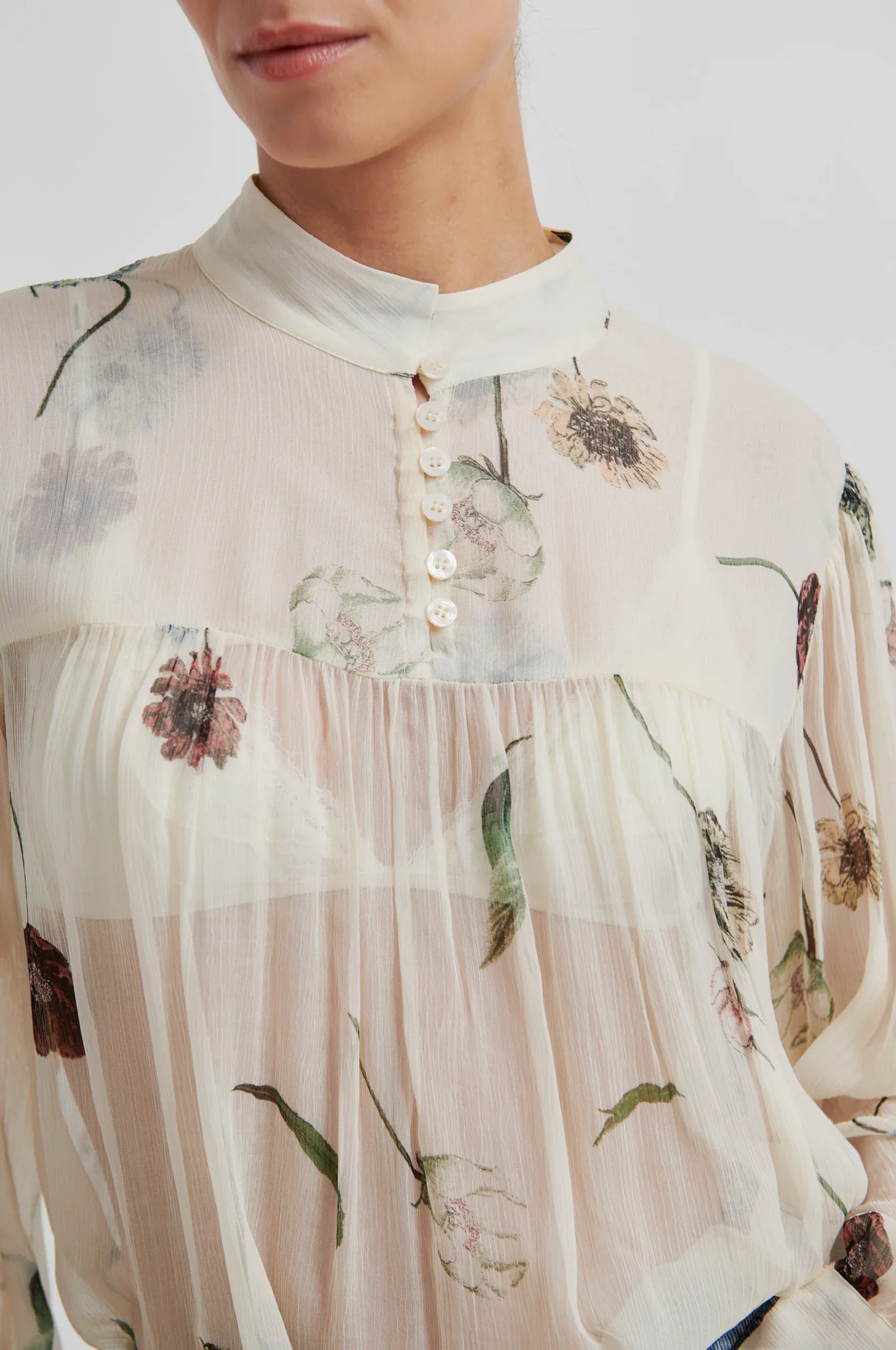 Florala Blouse - Summer Sand - Image 2