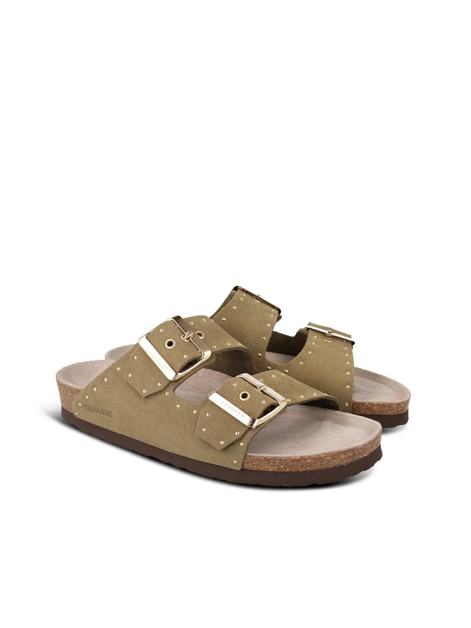 Honolulu Lead Velour Sandals - Khaki - Image 3