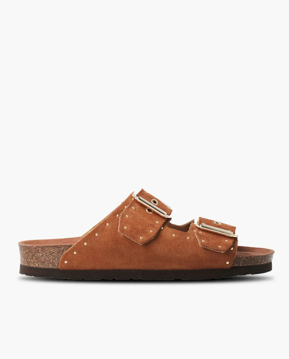Honolulu Lead Velour Sandals - Mandorla - Image 3