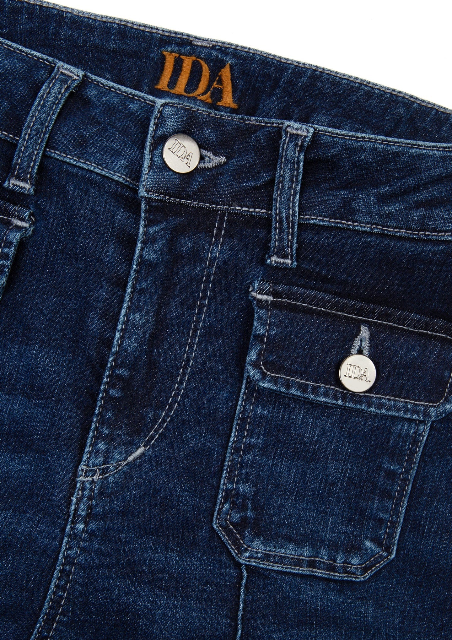 Hope The High Top Patch Pocket Flare - Moody Blues - Image 5
