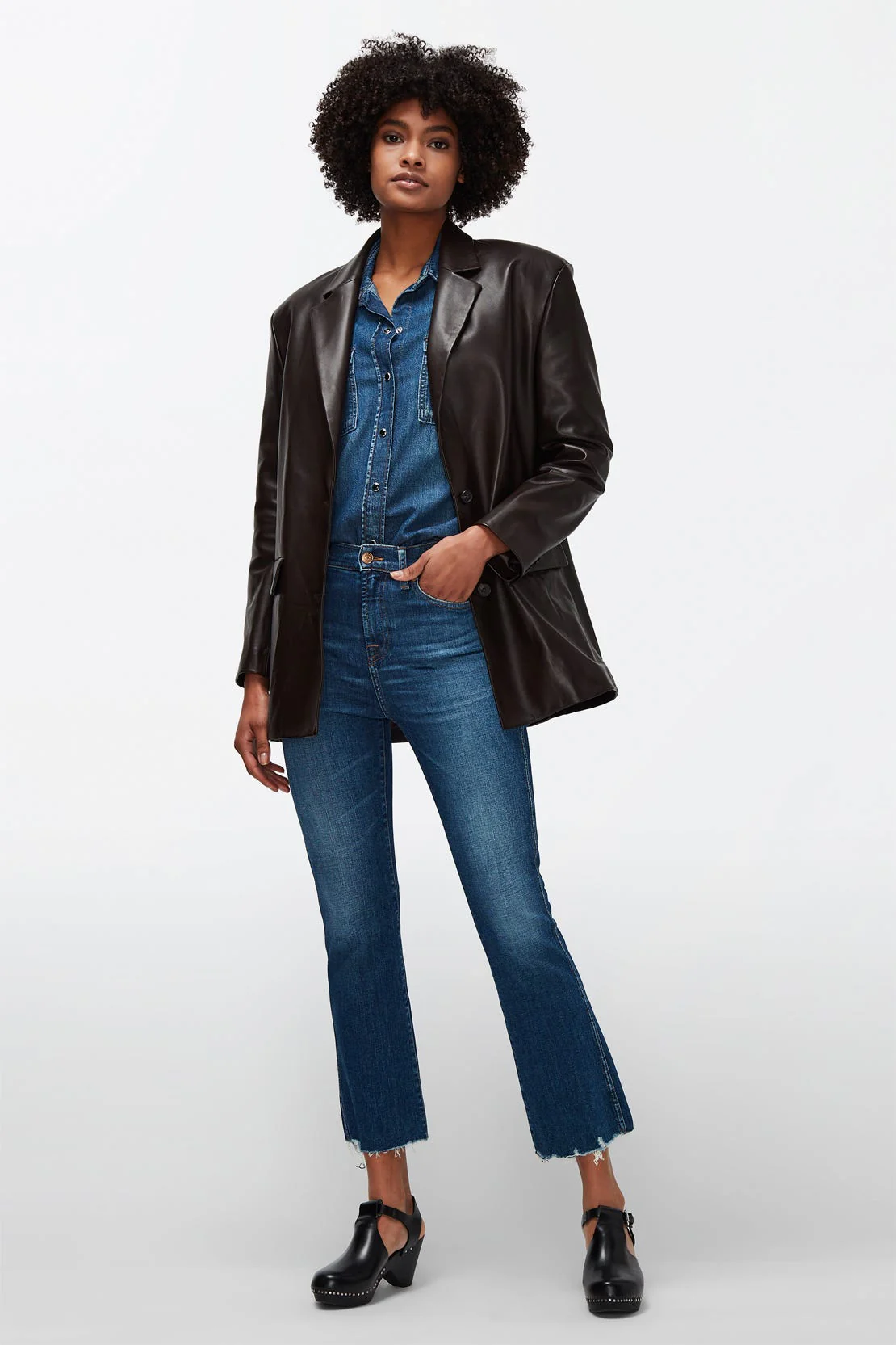 The HW Slim Kick Slim Illusion Highline Jeans - Dark Blue - Image 3