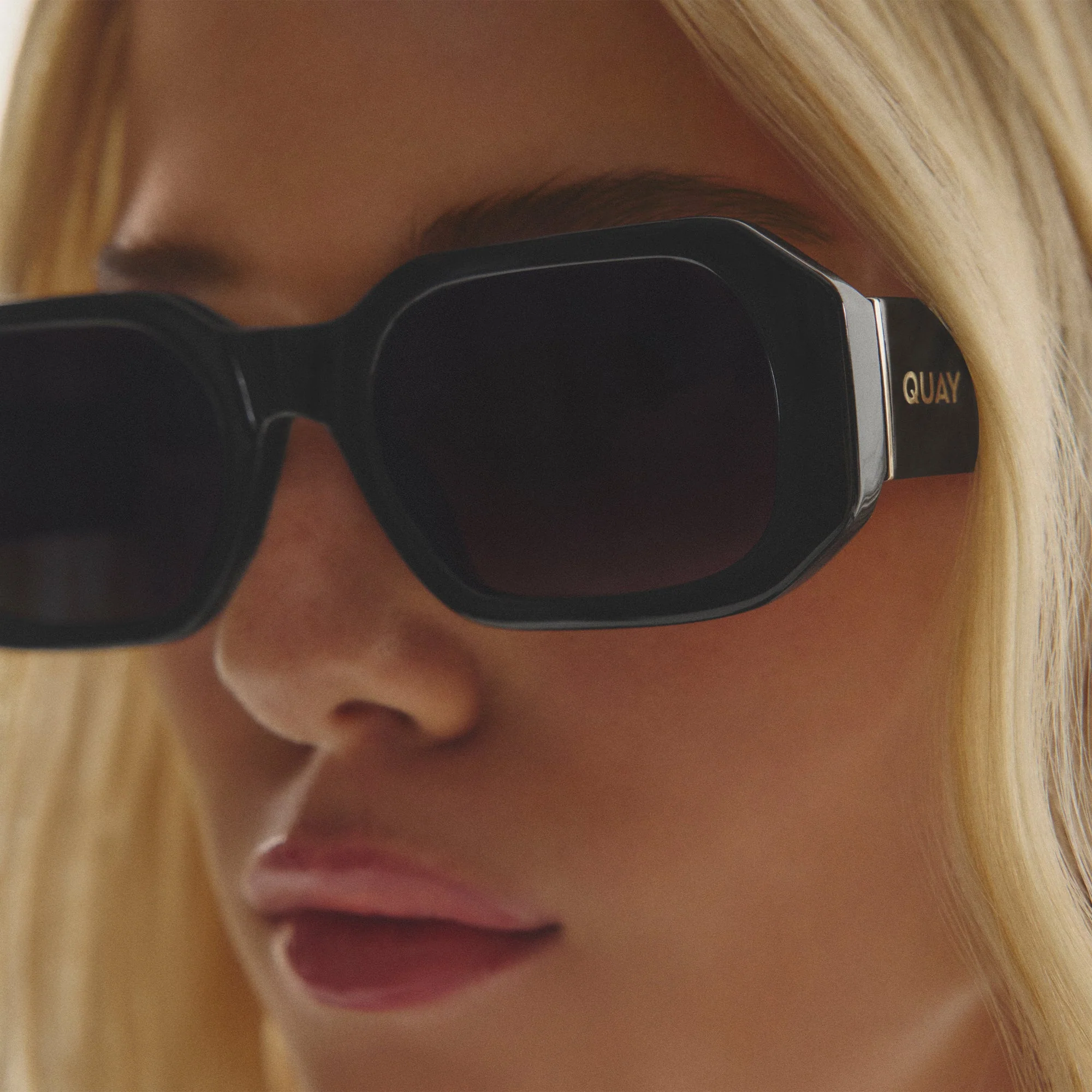 Hyped Up Sunglasses - Black/Smoke - Image 3