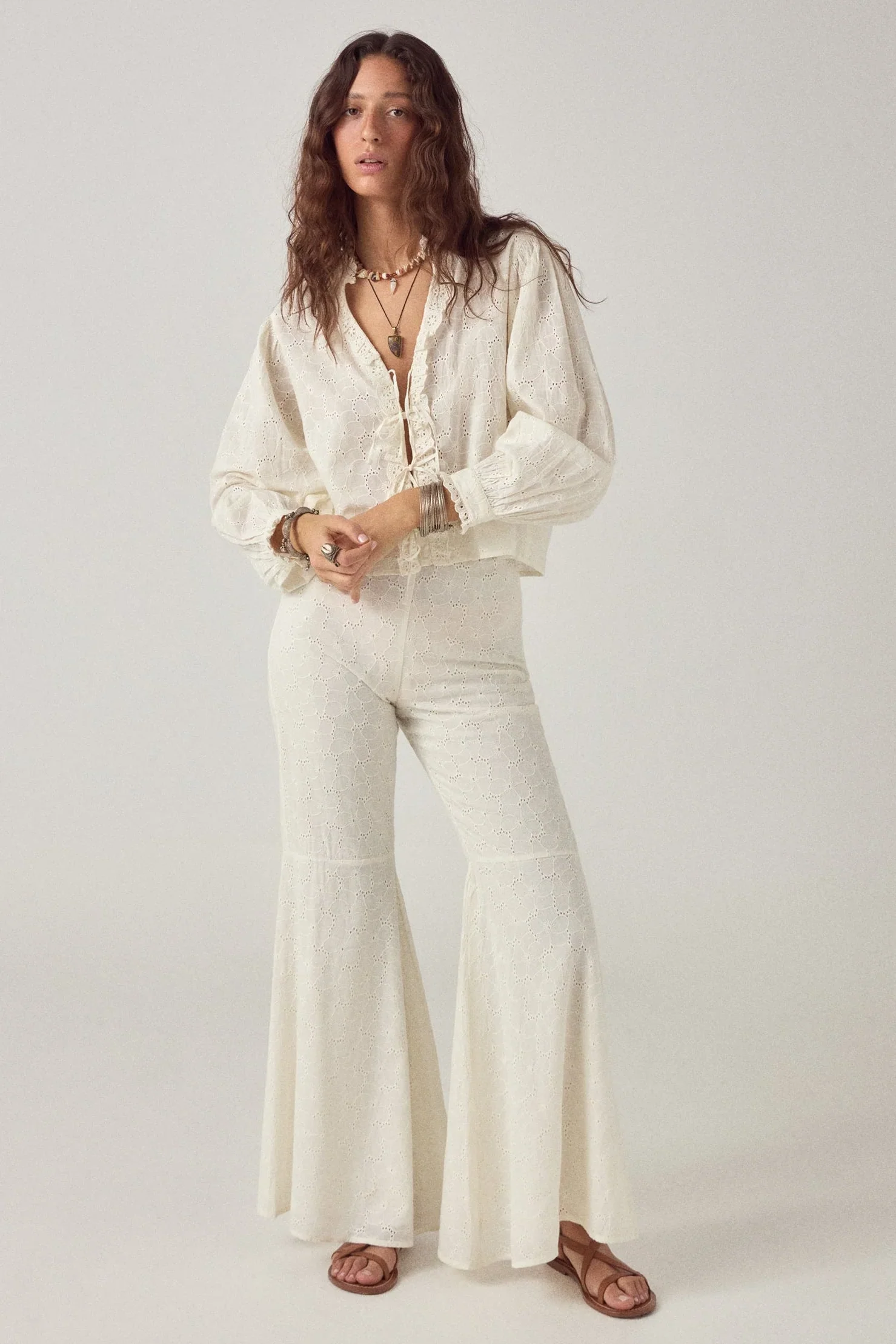 Irene Blouse - Chalk - Image 5