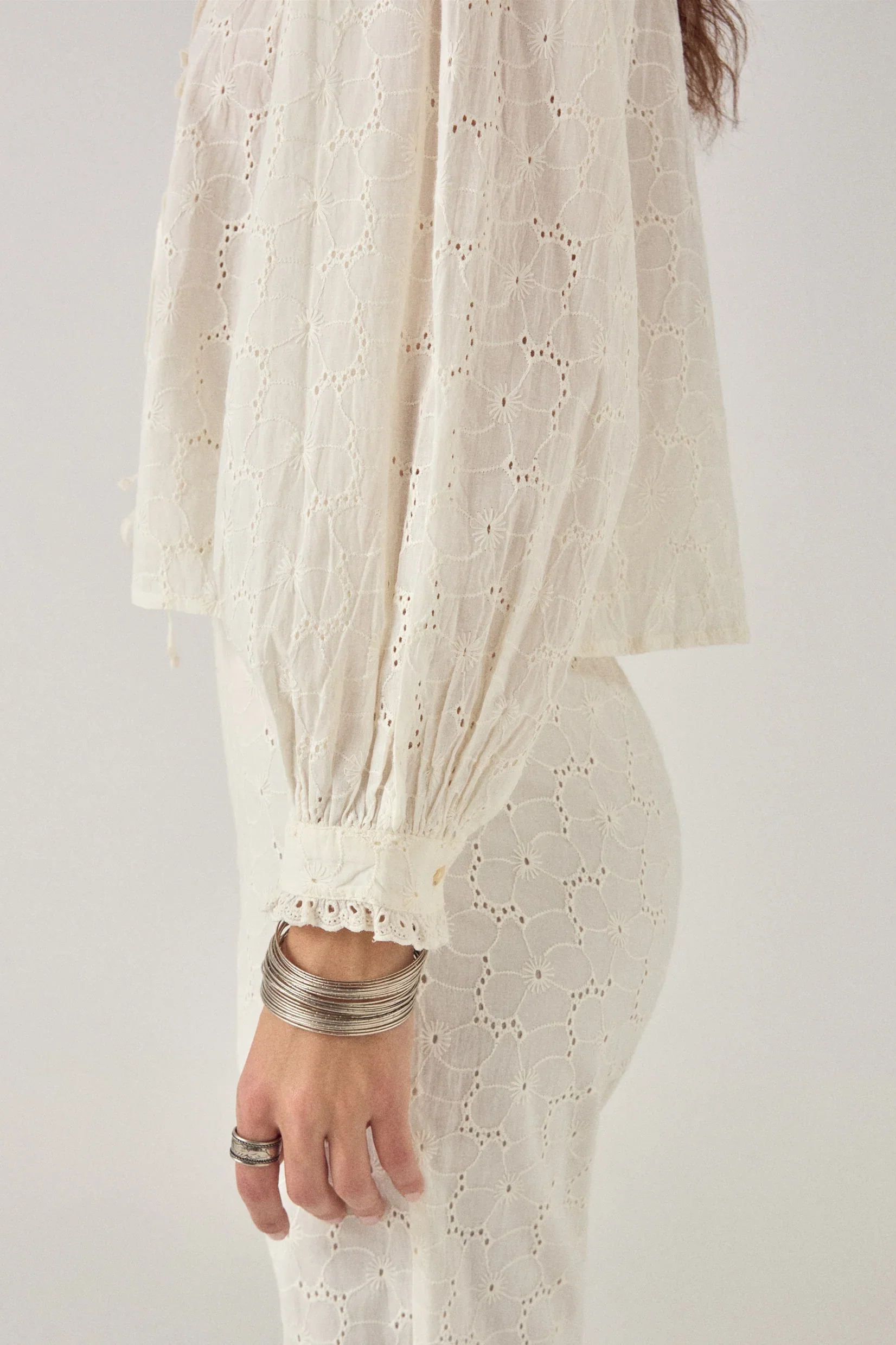 Irene Blouse - Chalk - Image 6
