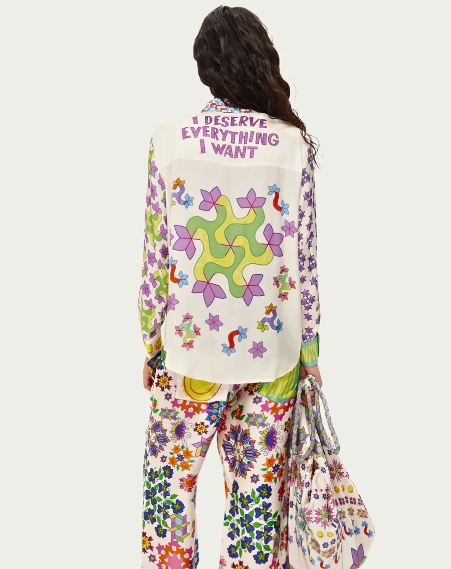 Isabel Printed Shirt - Markers - Image 5
