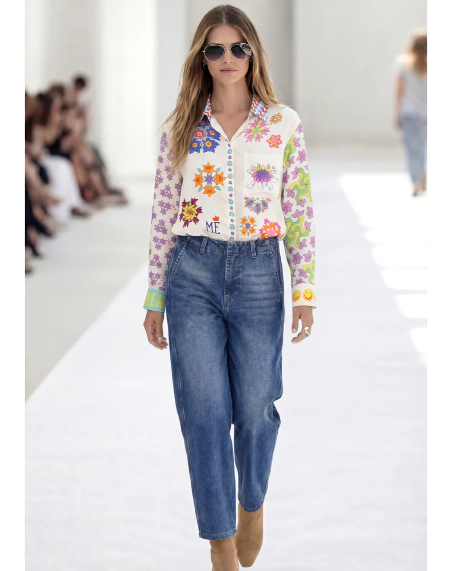 Isabel Printed Shirt - Markers - Image 6