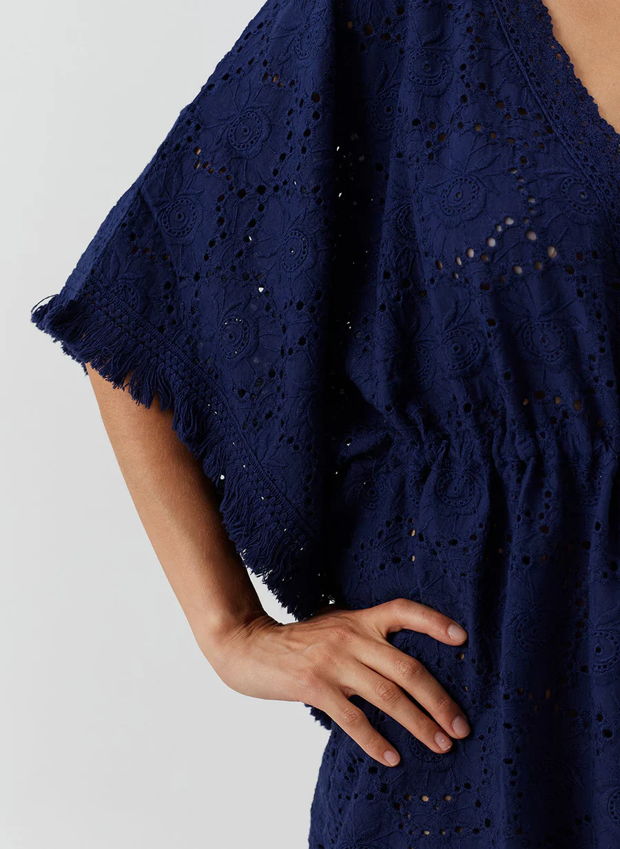 Ivy Kaftan - Navy - Image 5