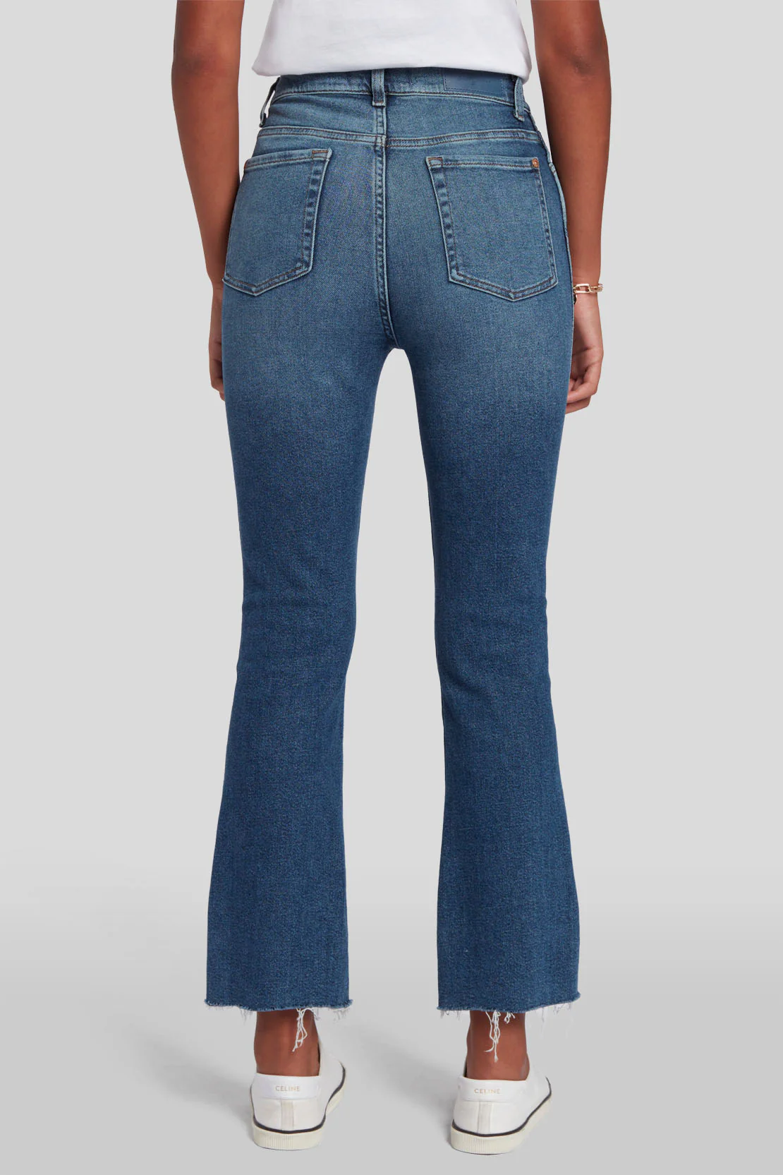 The HW Slim Kick Luxe Vintage Jeans - Dark Blue - Image 6