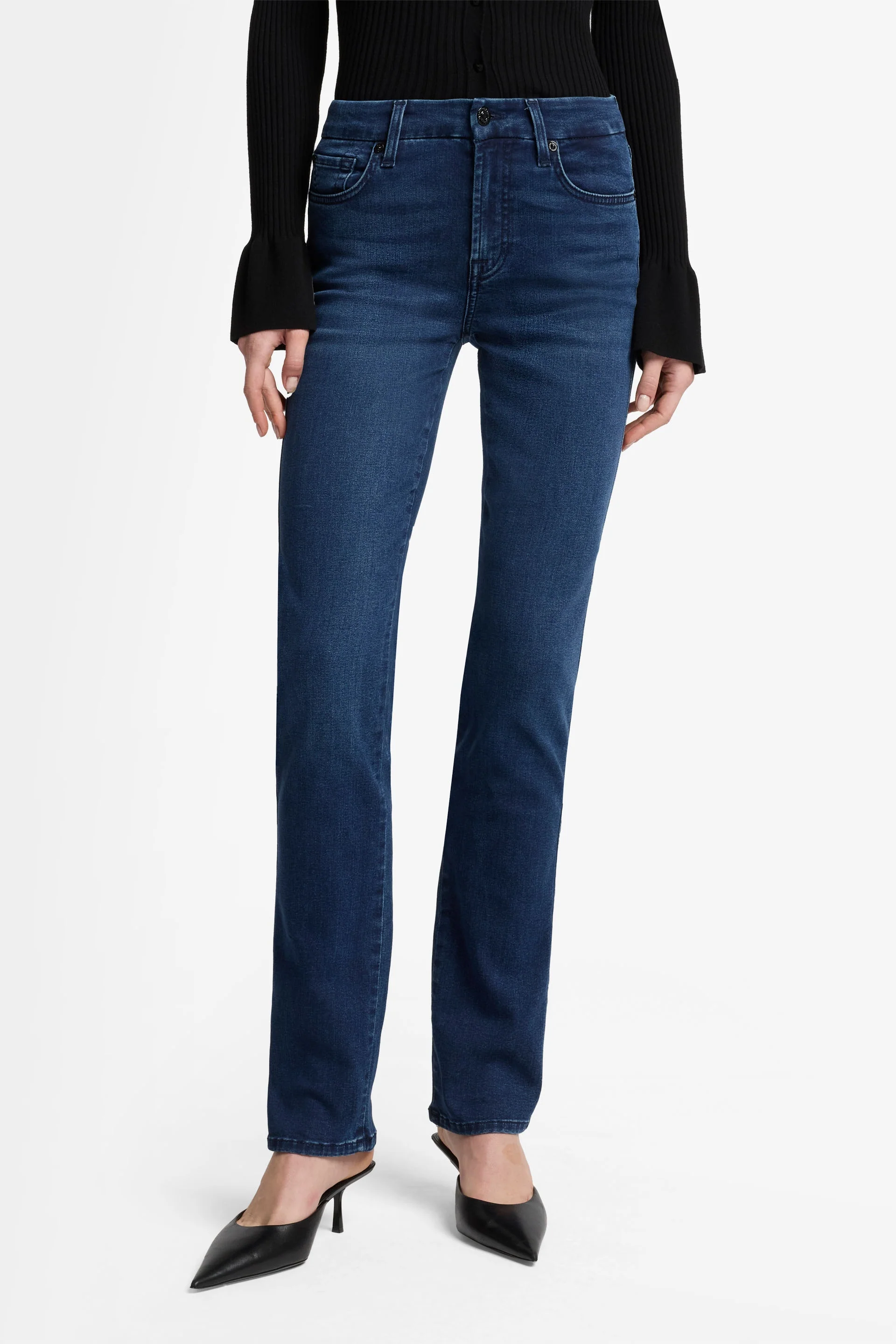 Kimmie Straight B(Air) Eco Park Avenue Jeans - Dark Blue - Image 3